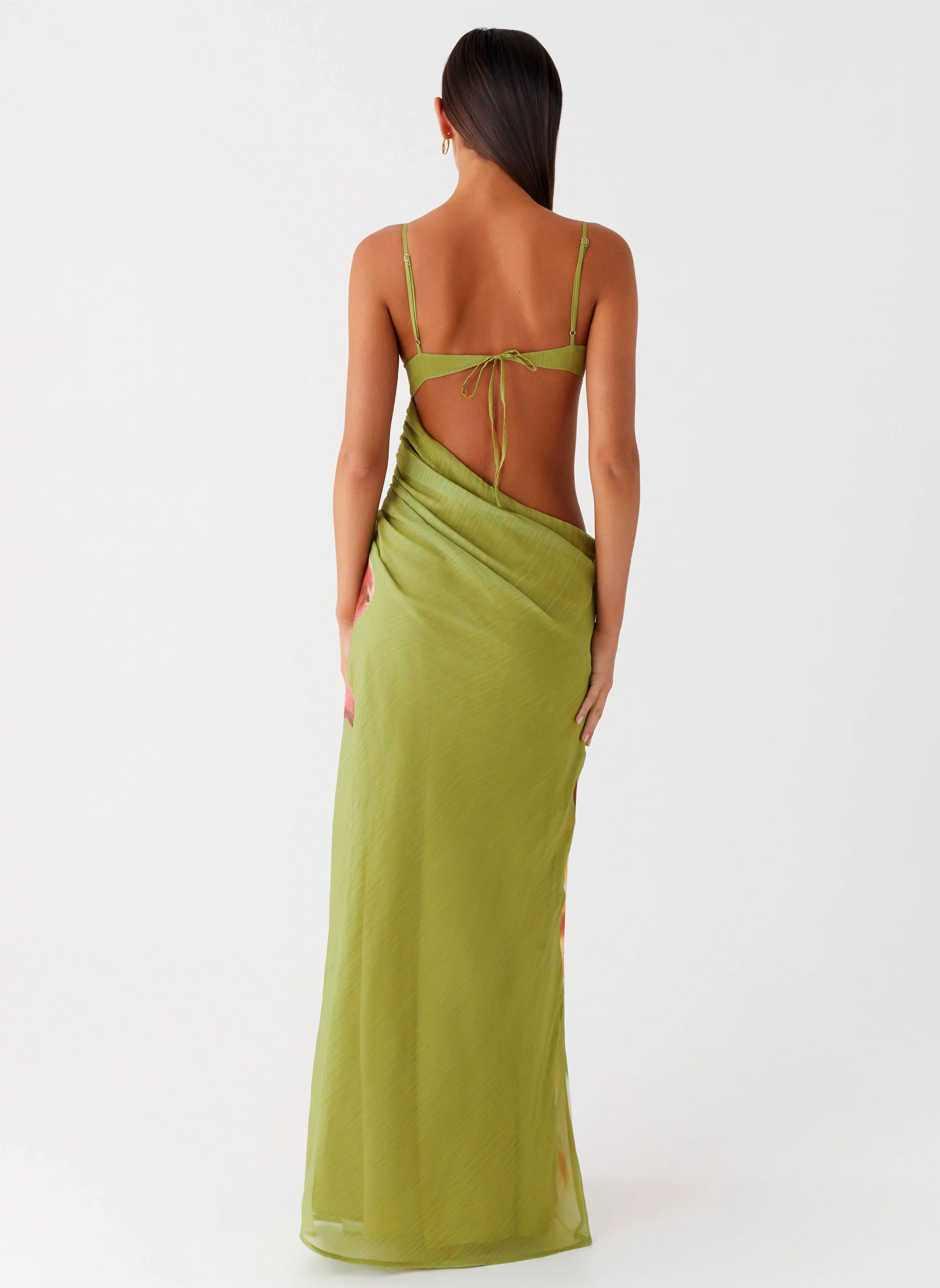 Tropic Rush Cut Out Maxi Dress - Jungle Floral sold by Peppermayo product image thumbnail 4