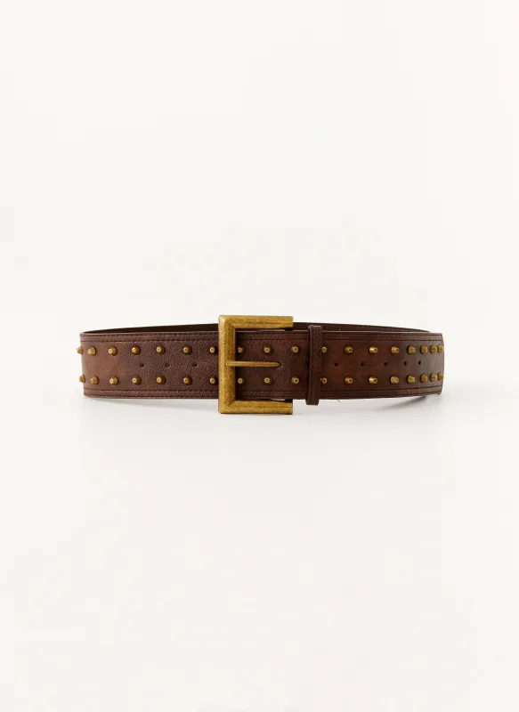 Jetset Belt - Brown made by Peppermayo