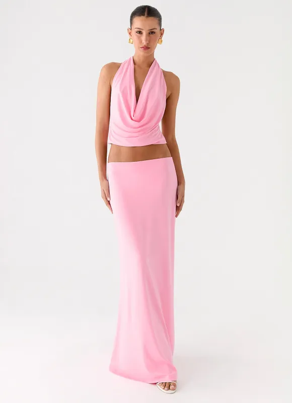 Ashi Maxi Skirt - Pink sold by Peppermayo