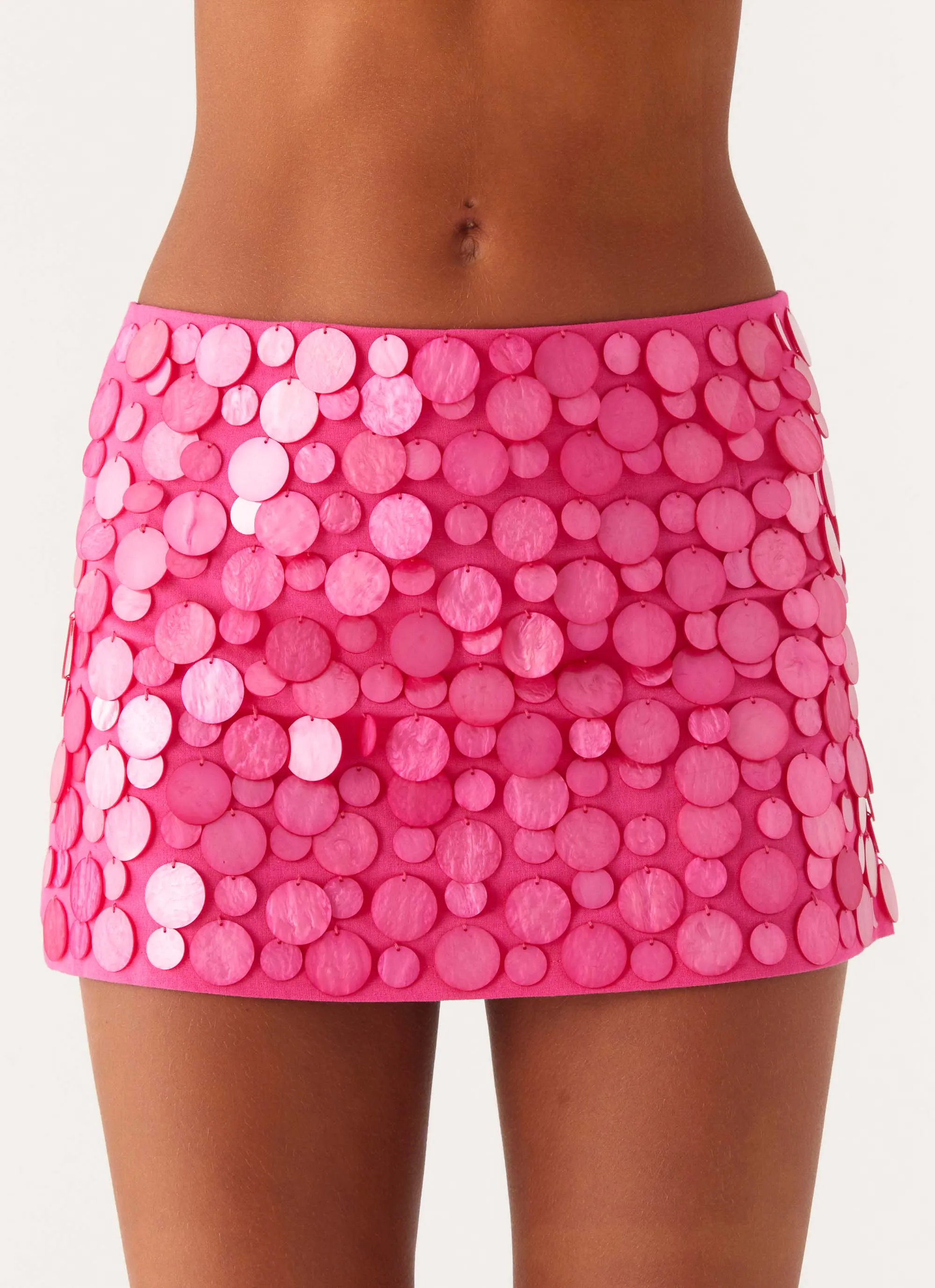 Movie Star Mini Skirt - Fuchsia sold by Peppermayo product image thumbnail 5