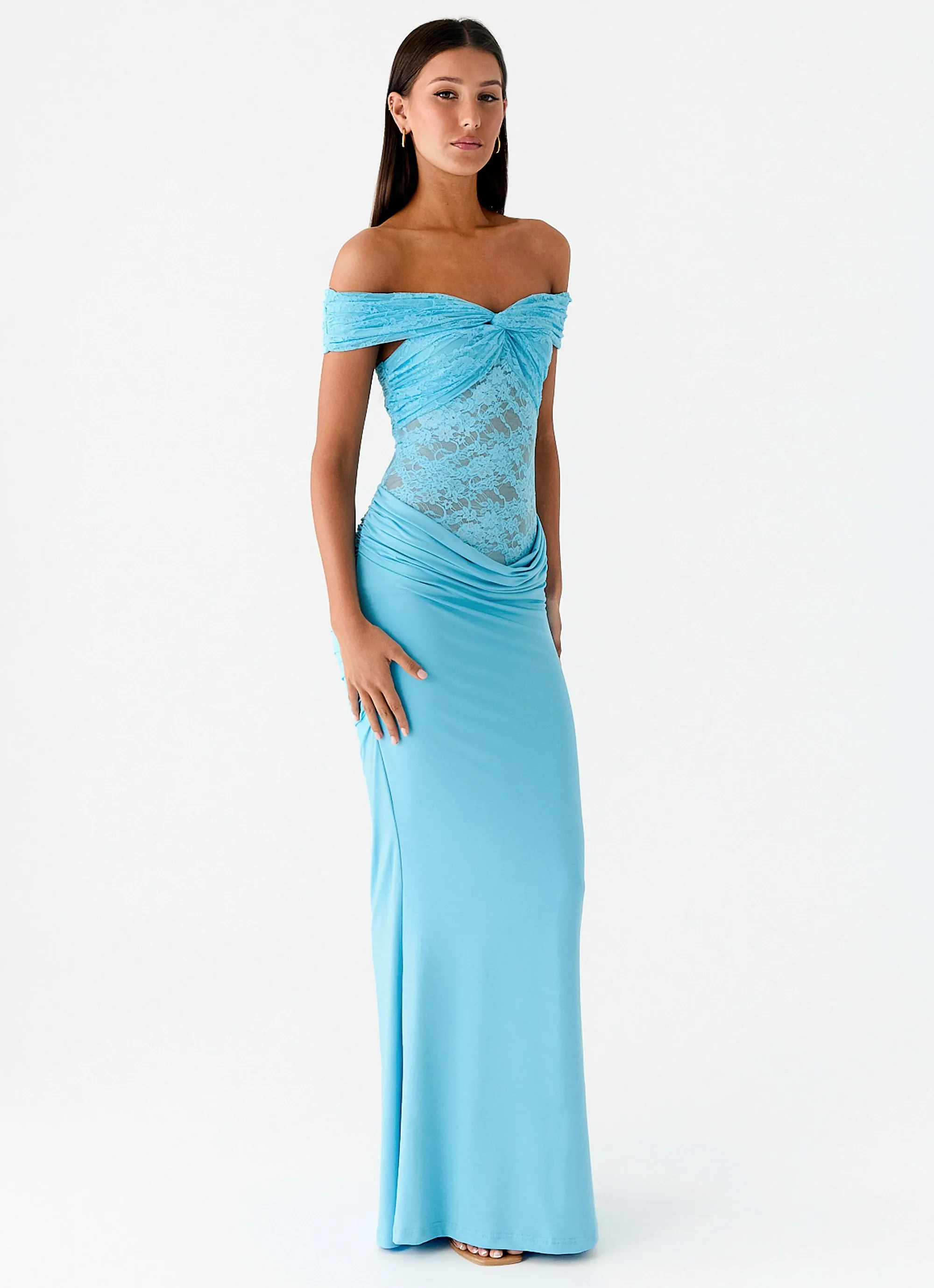Either Way Maxi Dress - Turquoise Blue sold by Peppermayo product image thumbnail 5