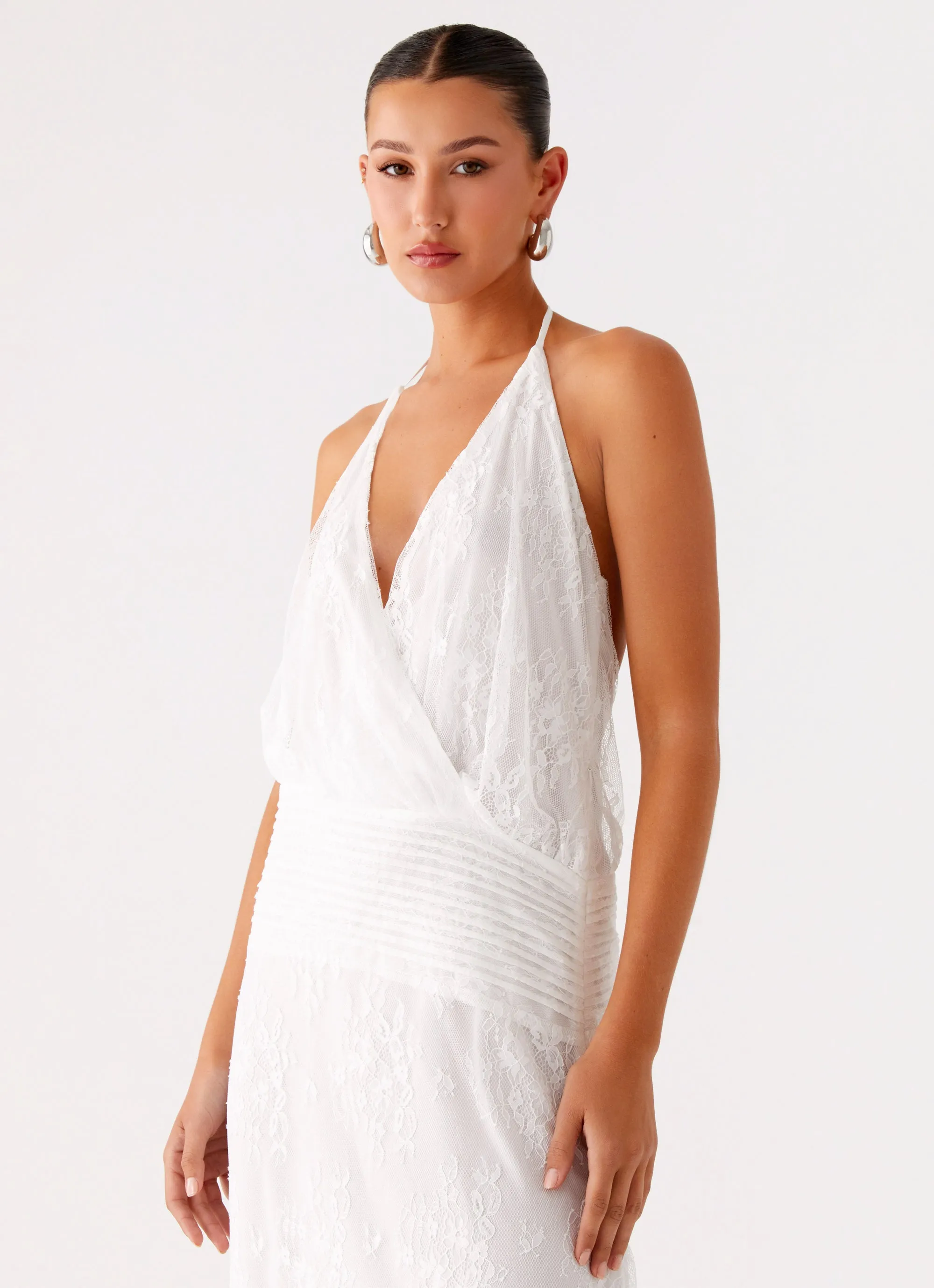 Reinhart Halter Maxi Dress - White sold by Peppermayo product image thumbnail 5