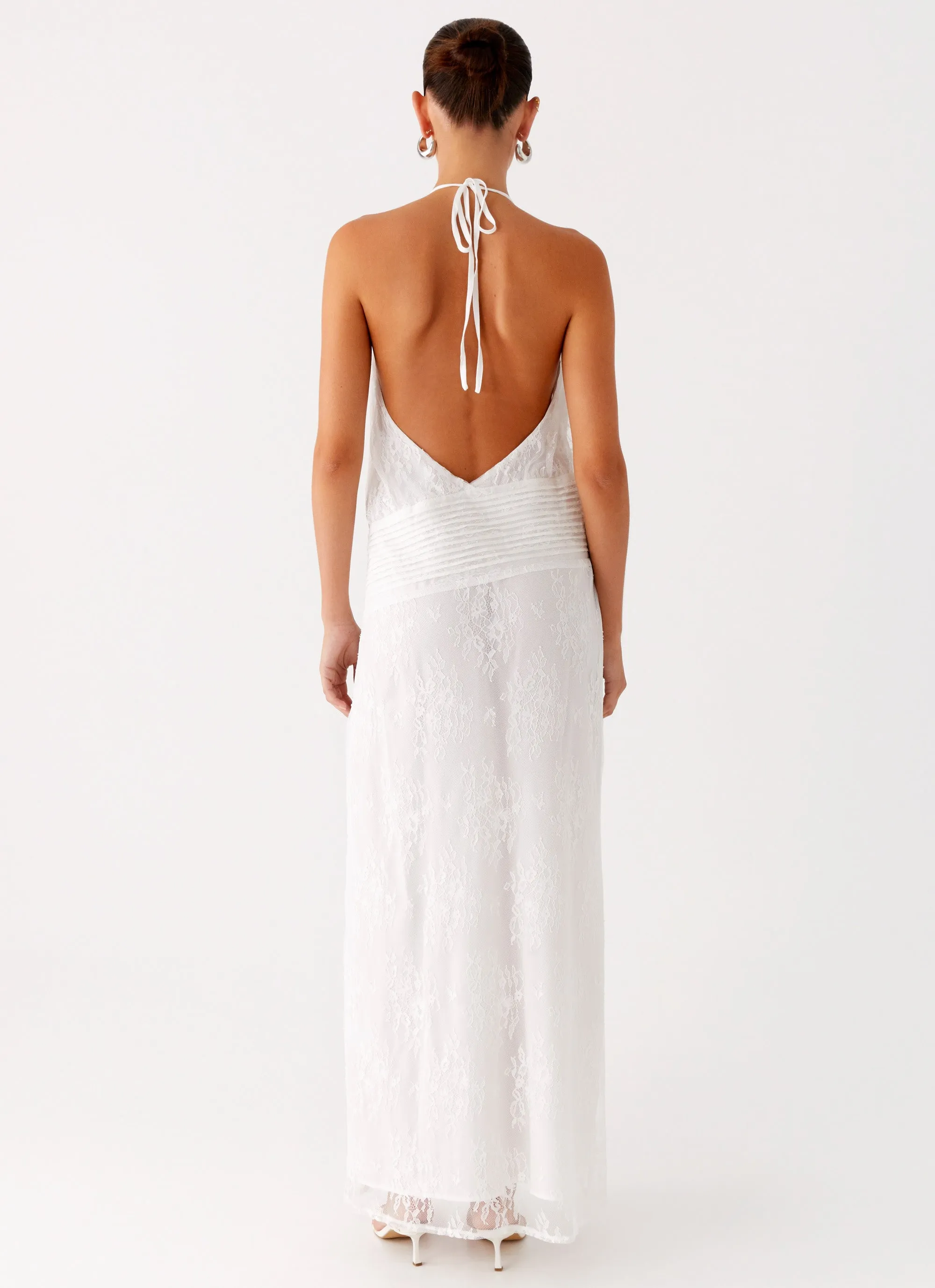 Reinhart Halter Maxi Dress - White sold by Peppermayo product image thumbnail 3