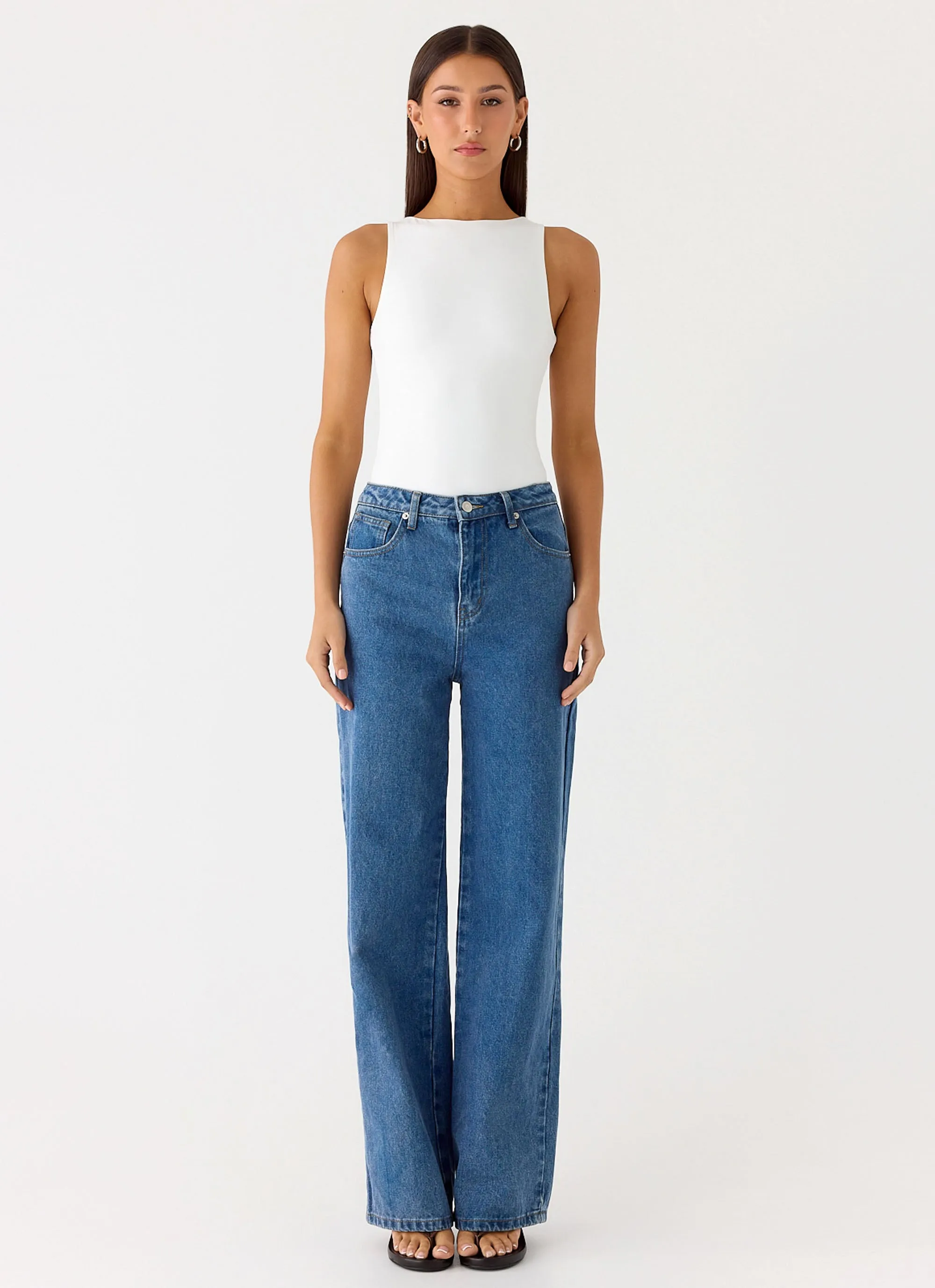 Vincenza Bodysuit - White sold by Peppermayo product image thumbnail 2