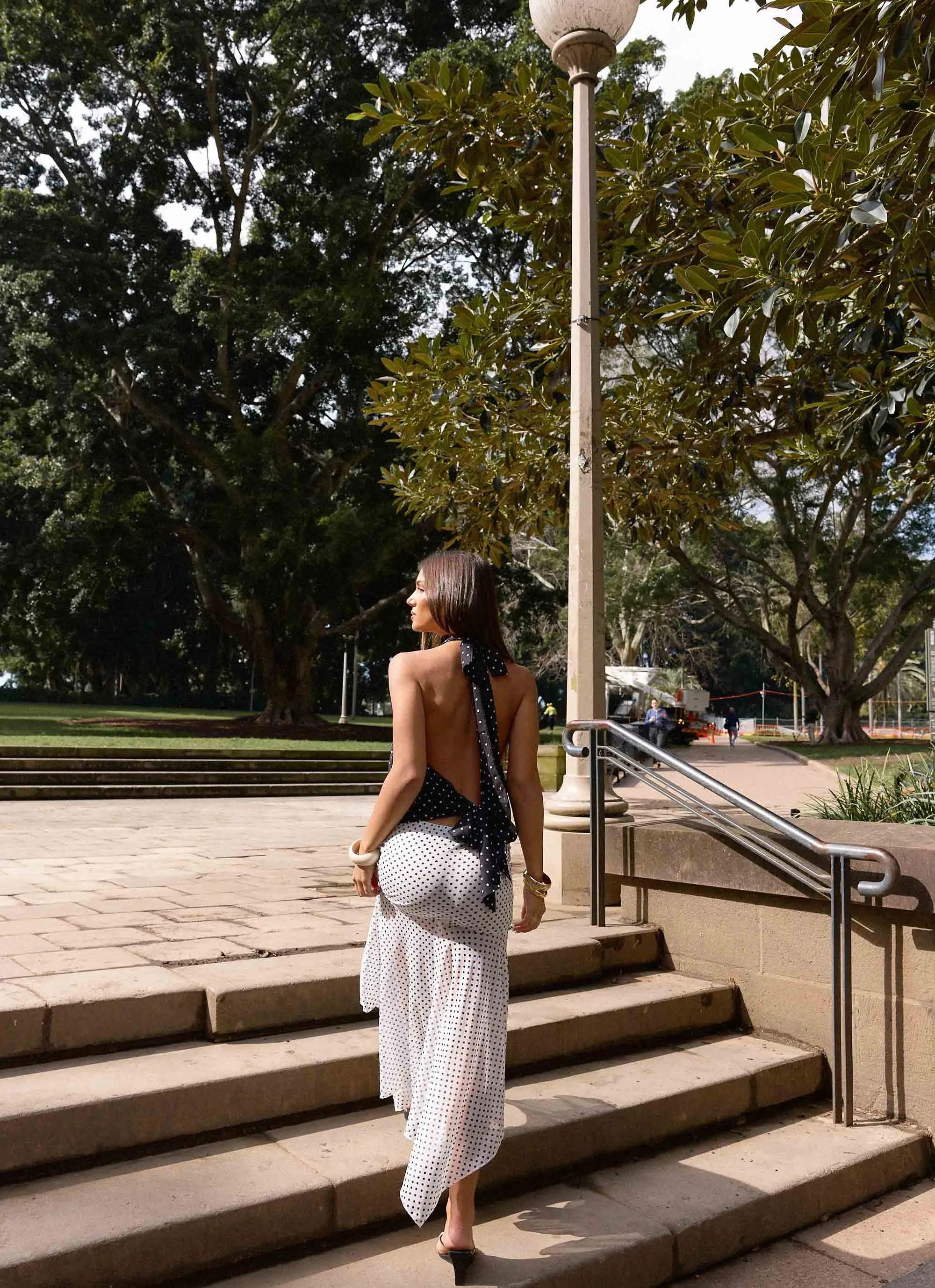 Willow Chiffon Top - Black Polkadot sold by Peppermayo product image thumbnail 4