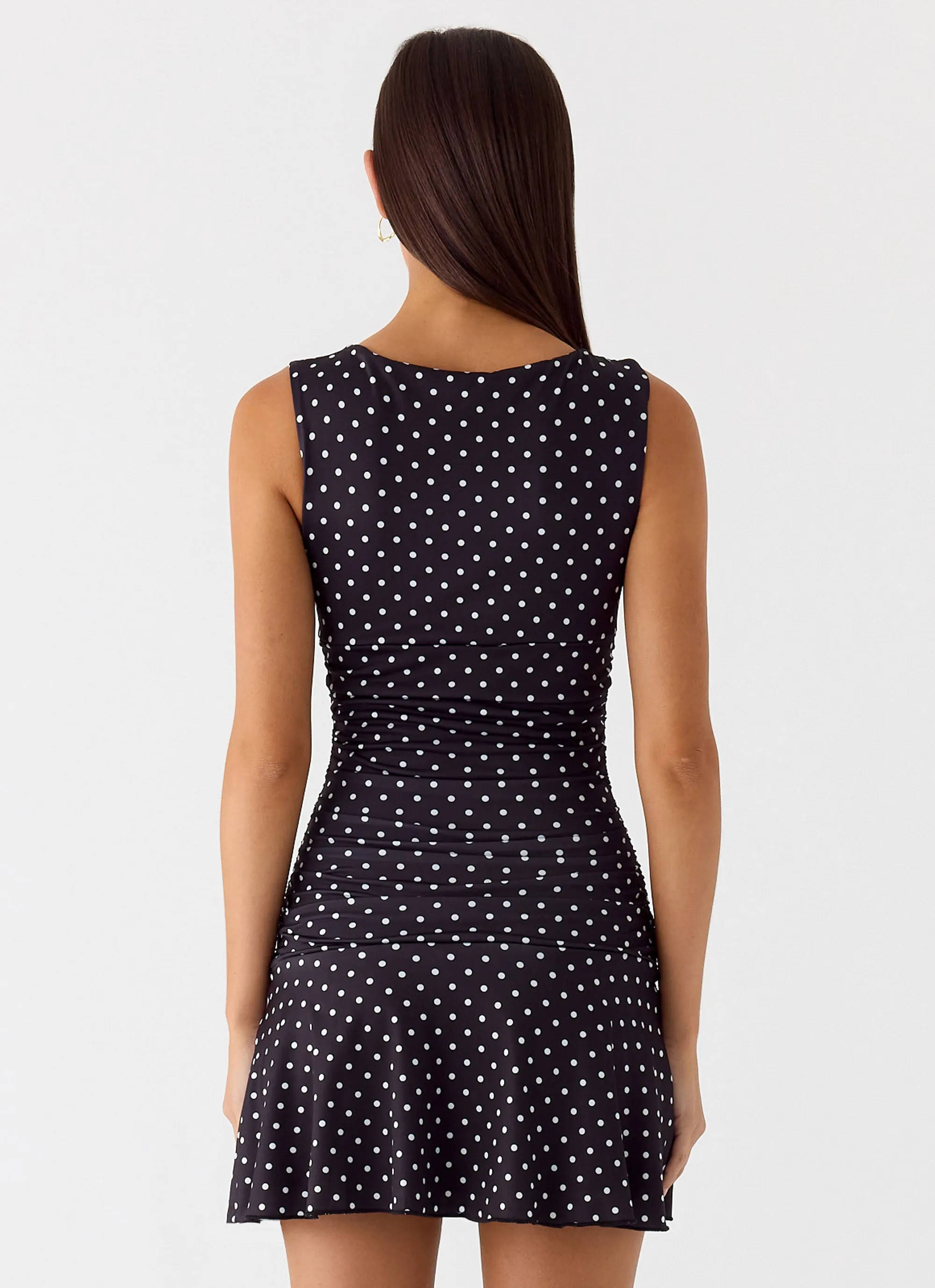 Kelda Mini Dress - Black Polkadot sold by Peppermayo product image thumbnail 5
