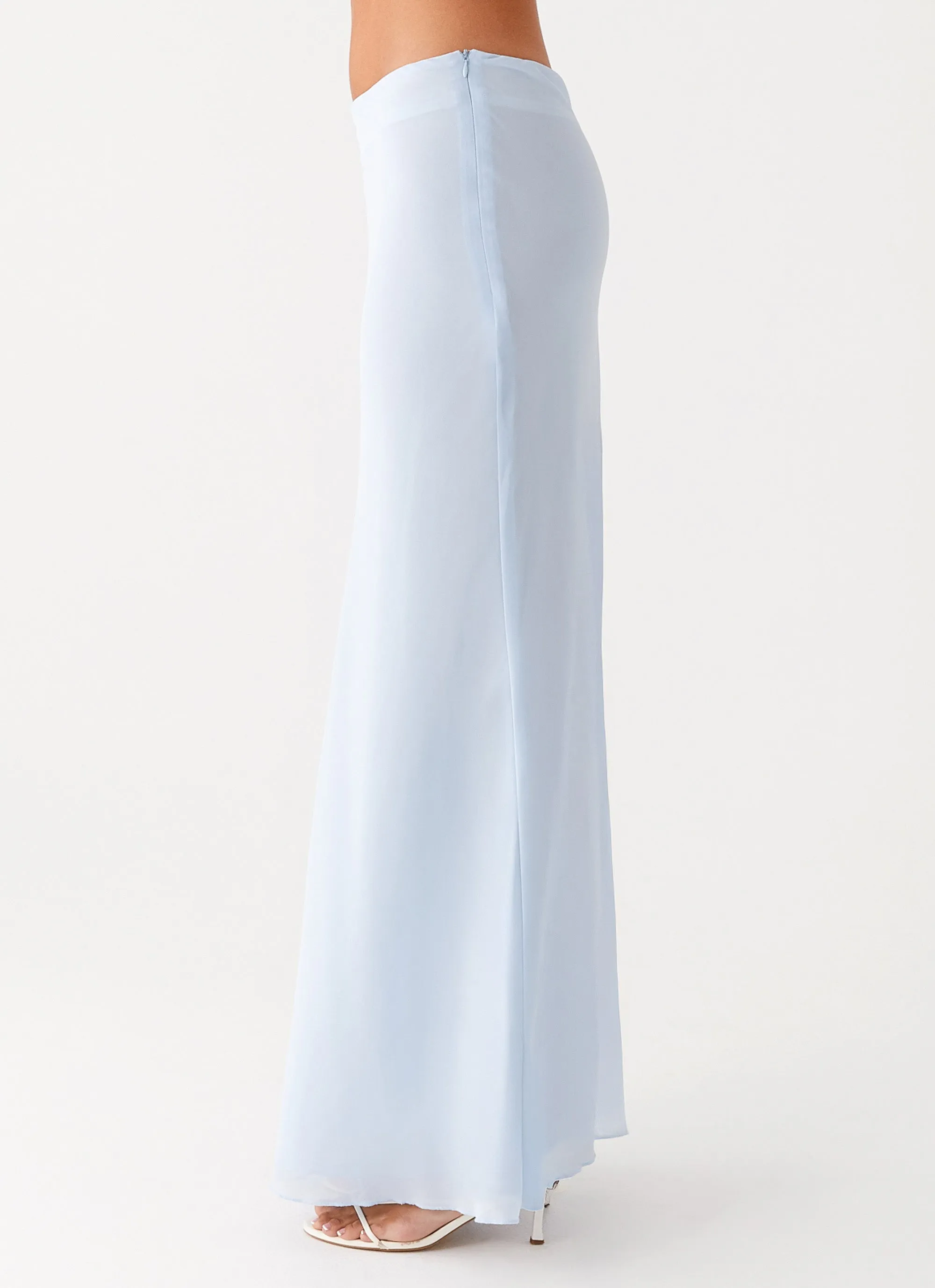 Michaella Chiffon Maxi Skirt - Blue sold by Peppermayo product image thumbnail 2