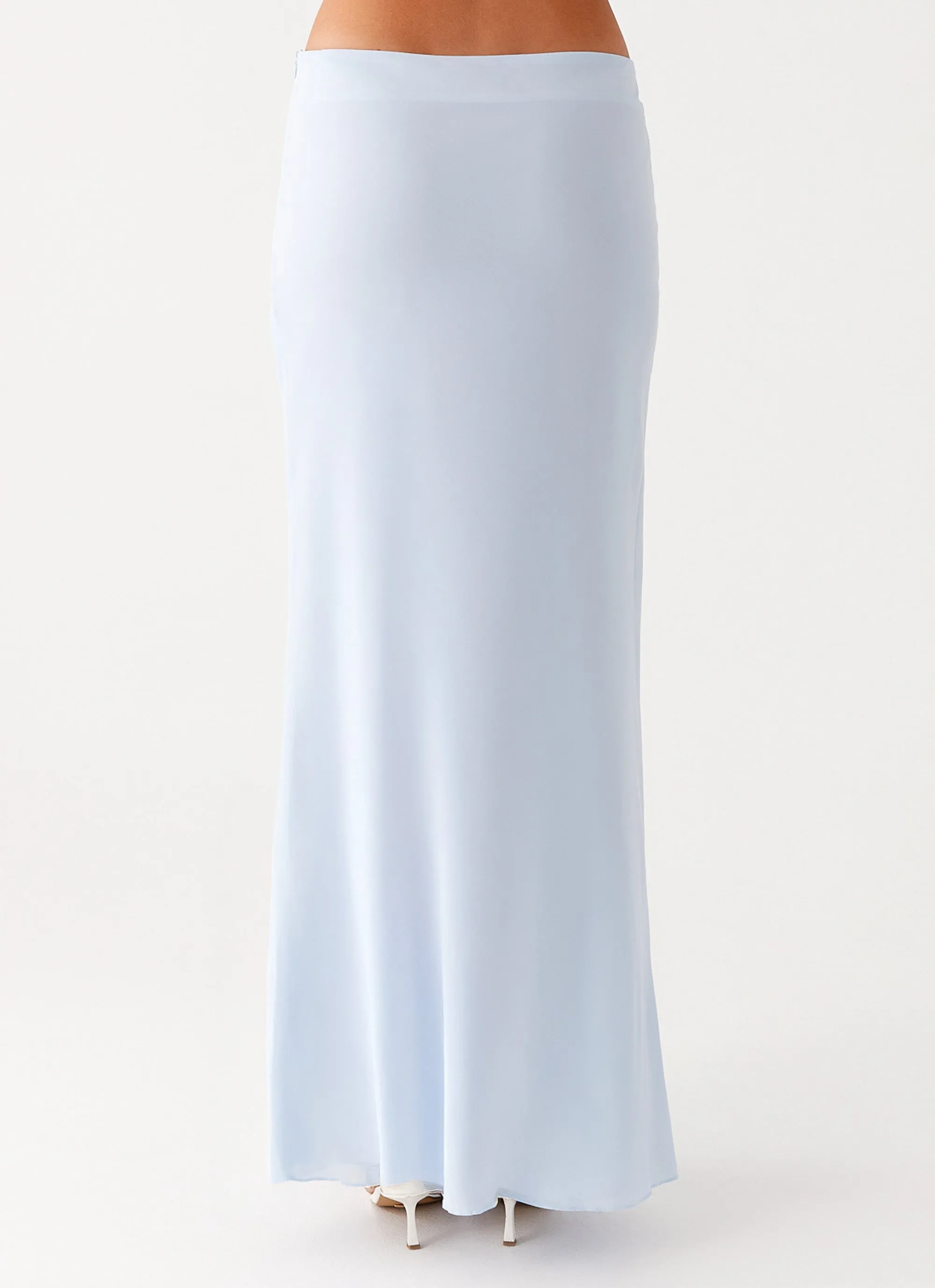 Michaella Chiffon Maxi Skirt - Blue sold by Peppermayo product image thumbnail 3
