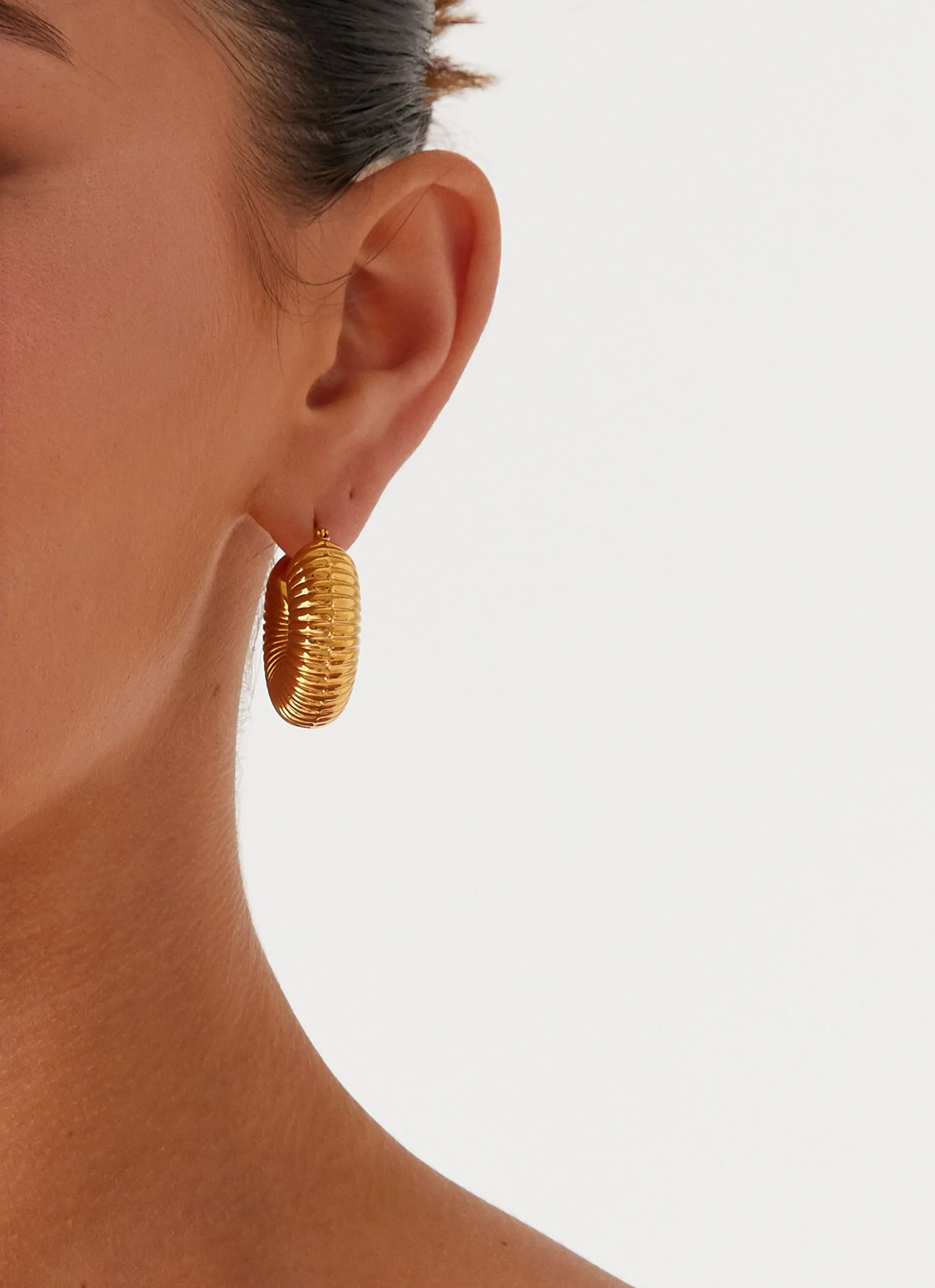 City Girl Earrings - Gold sold by Peppermayo product image thumbnail 3