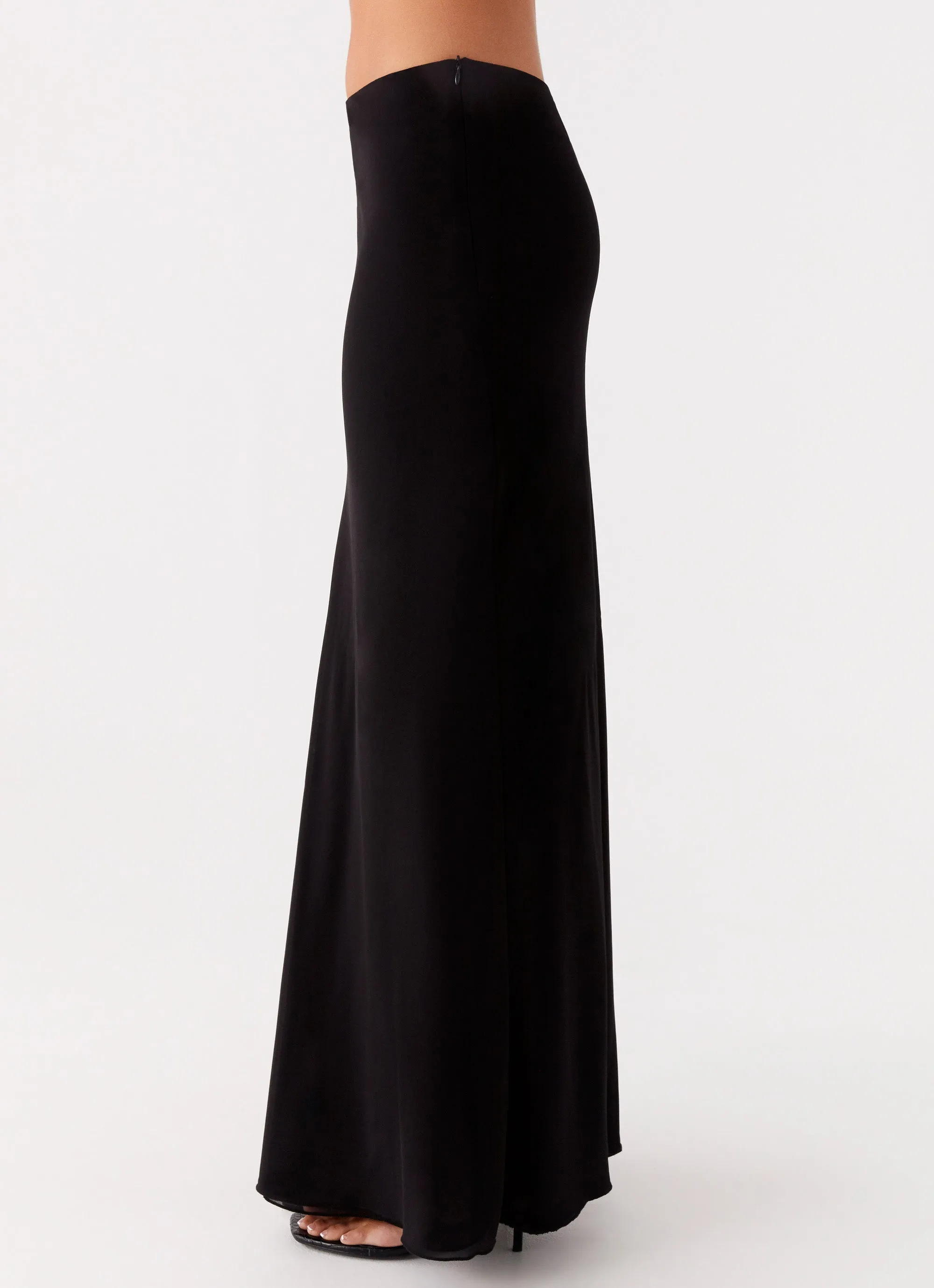 Michaella Chiffon Maxi Skirt - Black sold by Peppermayo product image thumbnail 3