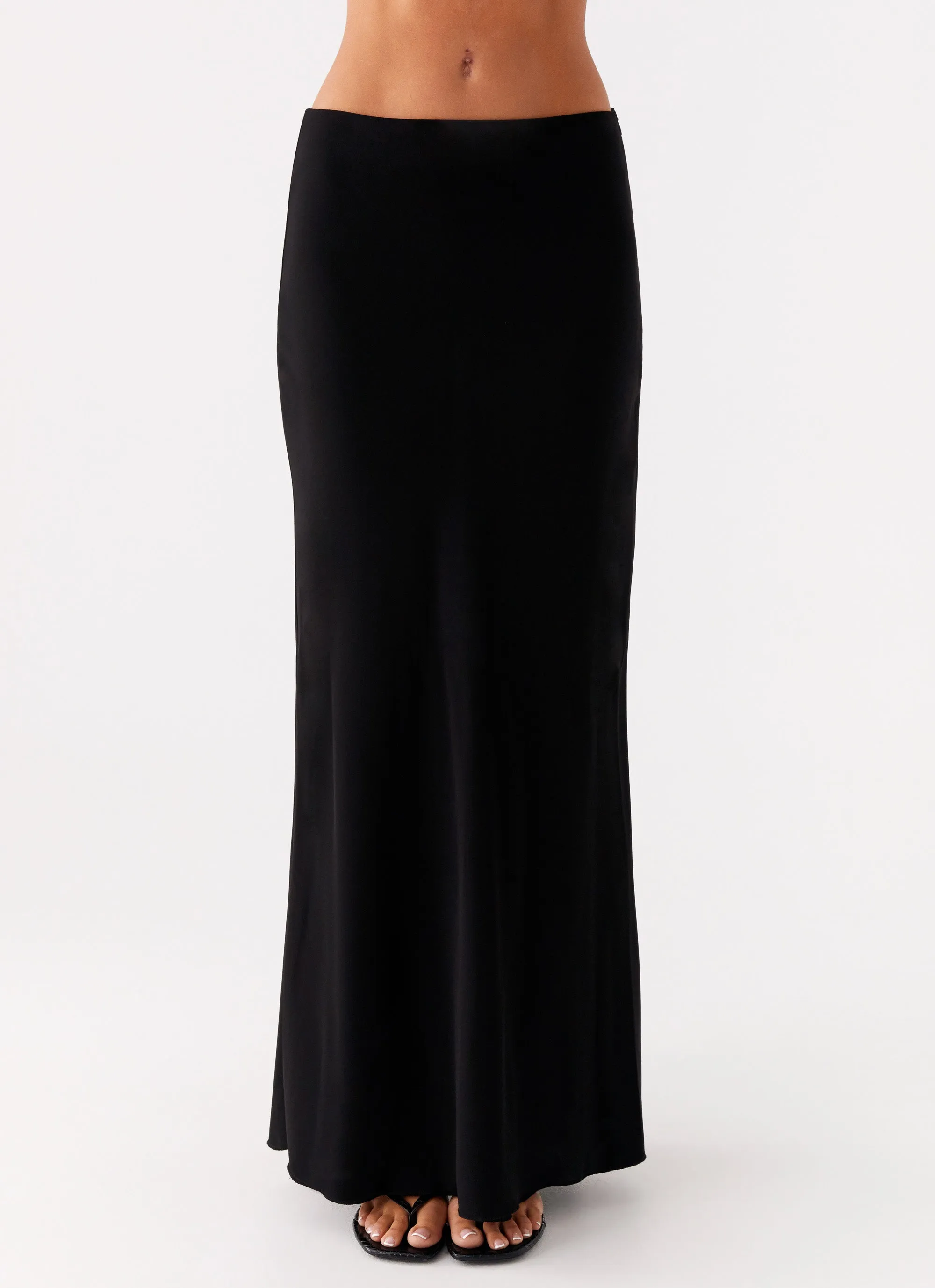 Michaella Chiffon Maxi Skirt - Black sold by Peppermayo product image thumbnail 2