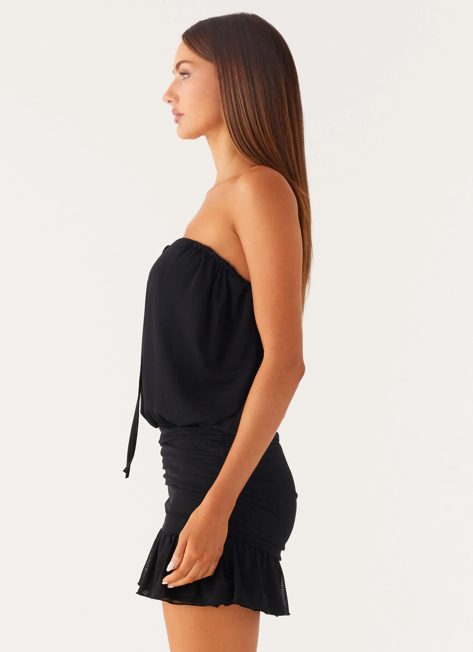 Only A Dream Strapless Mini Dress - Black sold by Peppermayo product image thumbnail 2