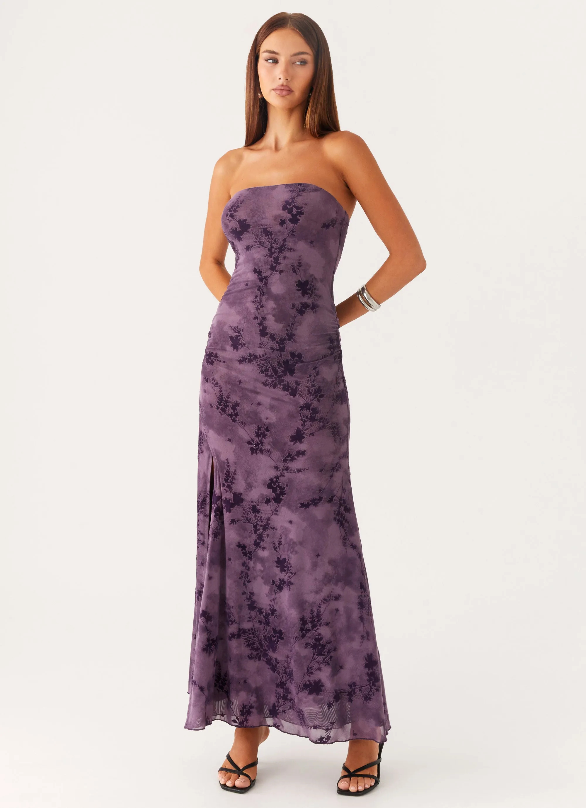 Alexandrite Midi Dress - Purple sold by Peppermayo product image thumbnail 5