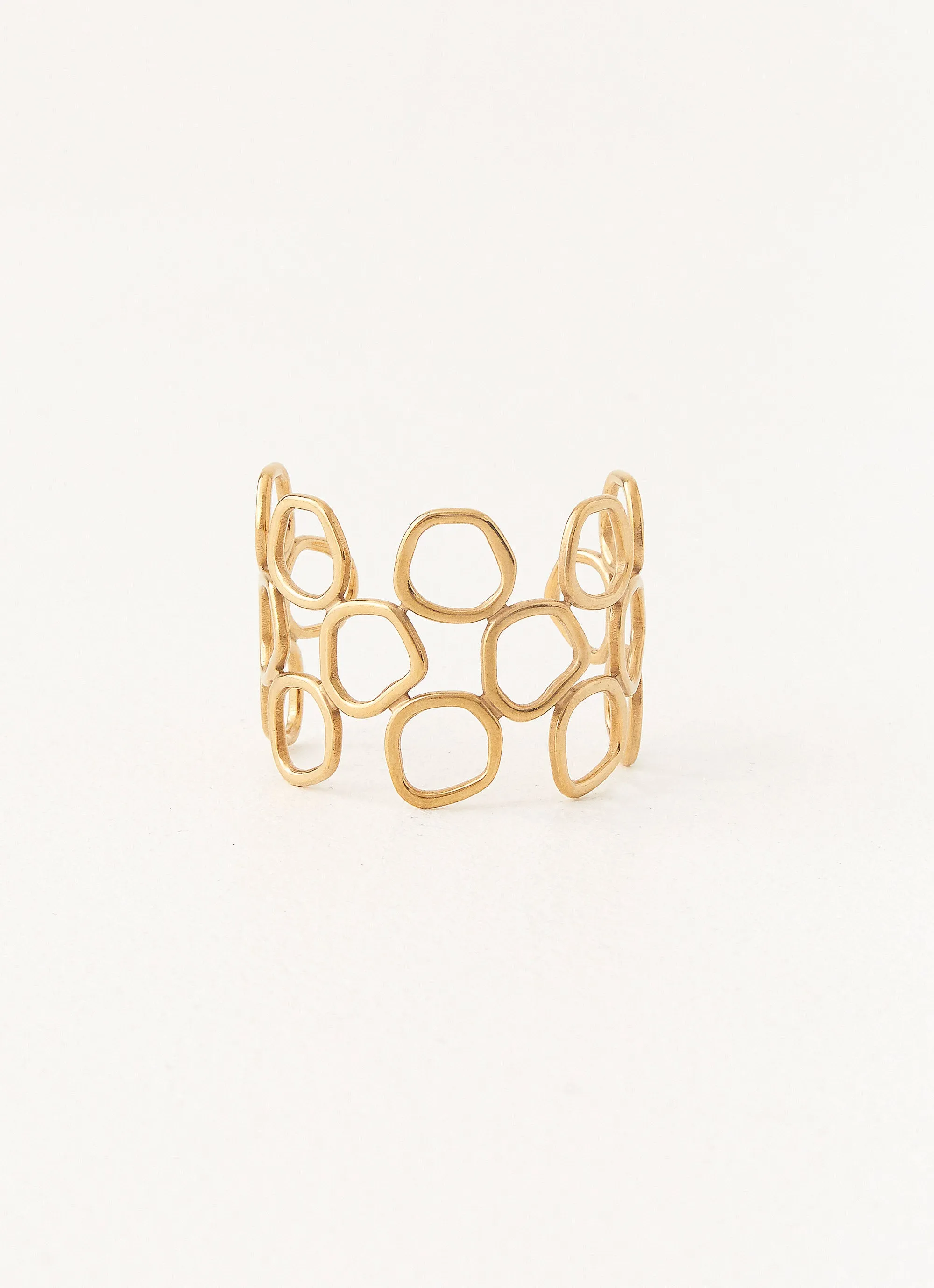 Summer Fling Bangle - Gold sold by Peppermayo