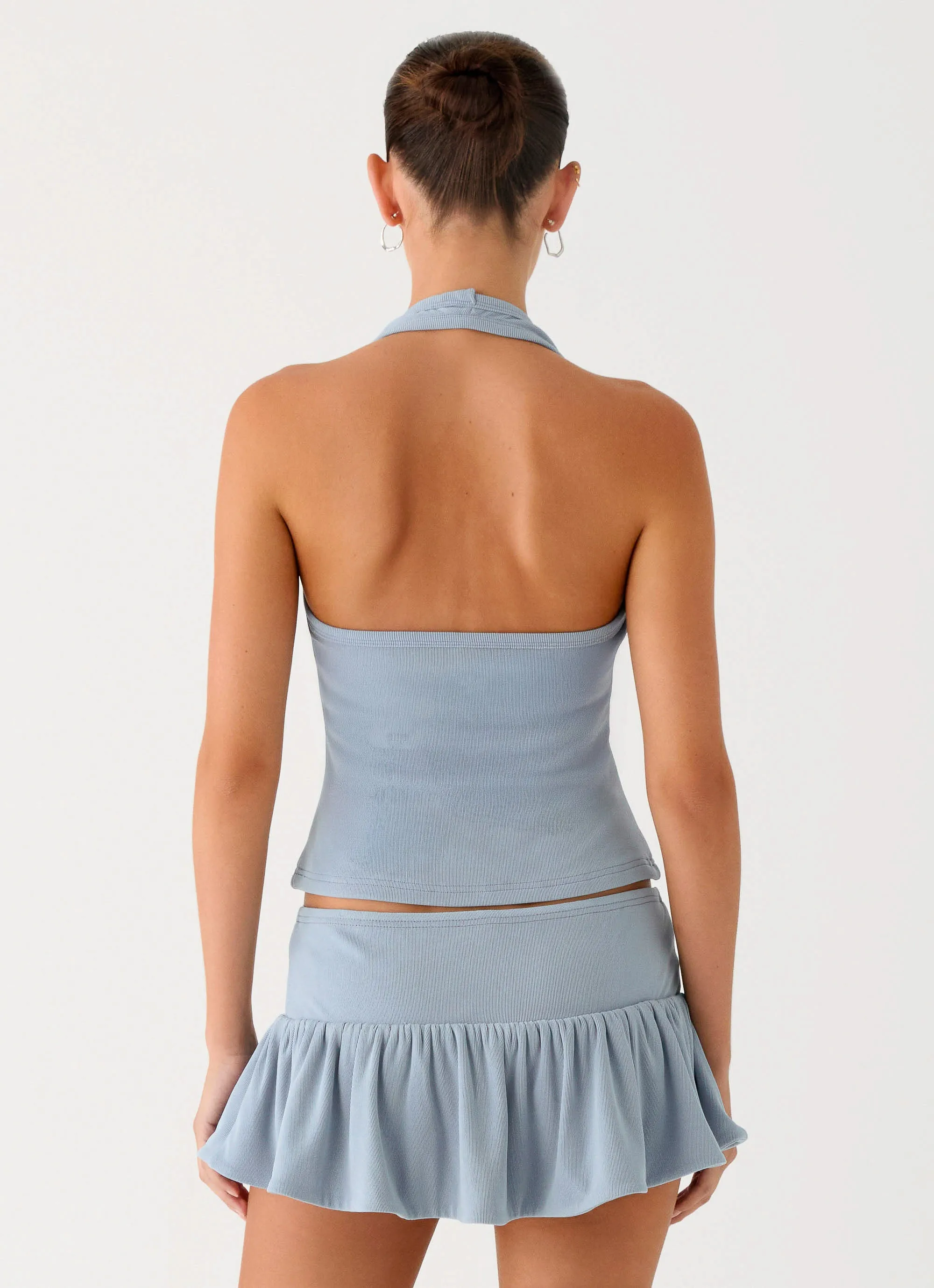 Vegas Nights Low Rise Skort - Blue sold by Peppermayo product image thumbnail 5