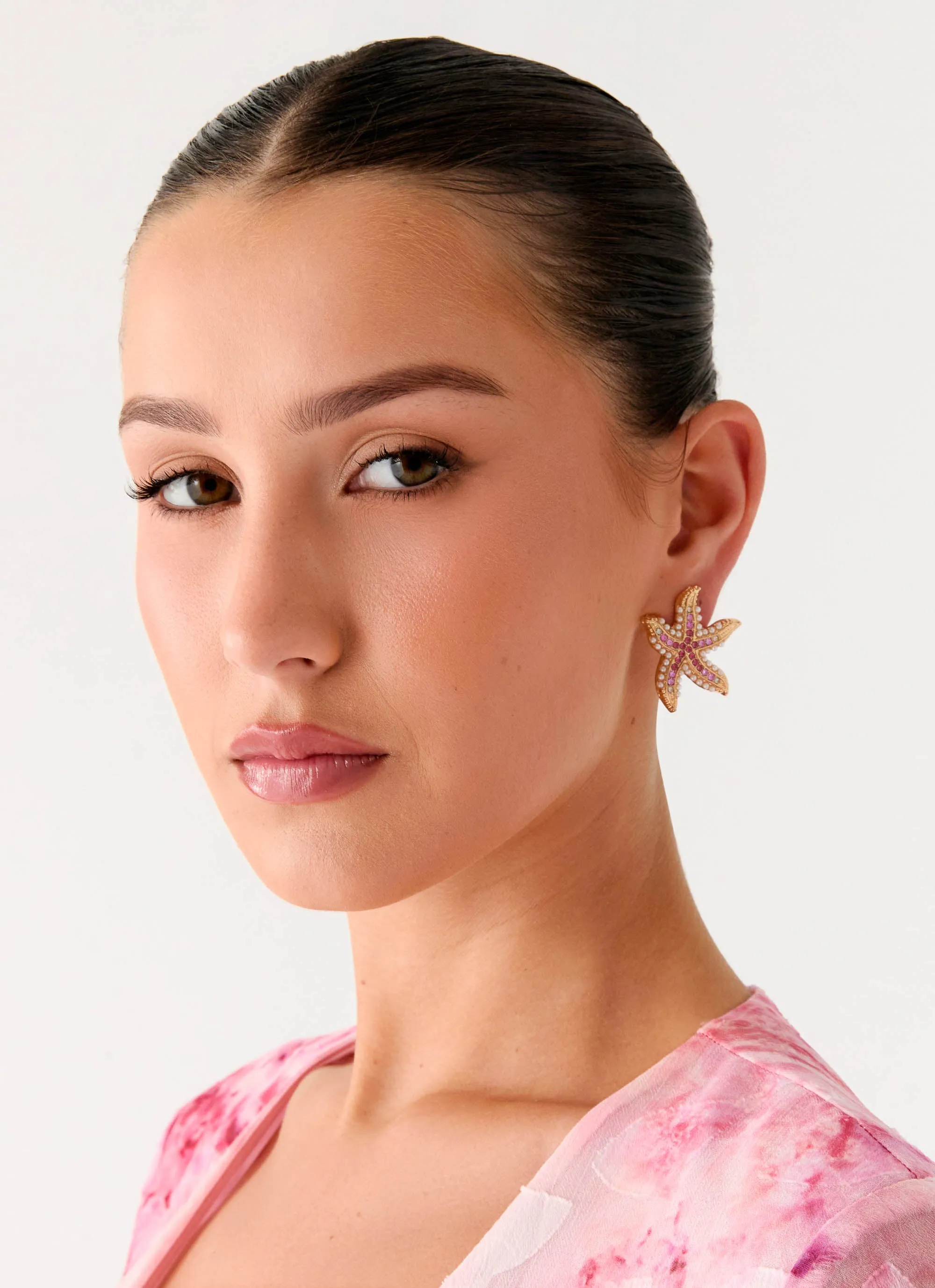 Tidebreaker Earrings - Pink sold by Peppermayo product image thumbnail 4