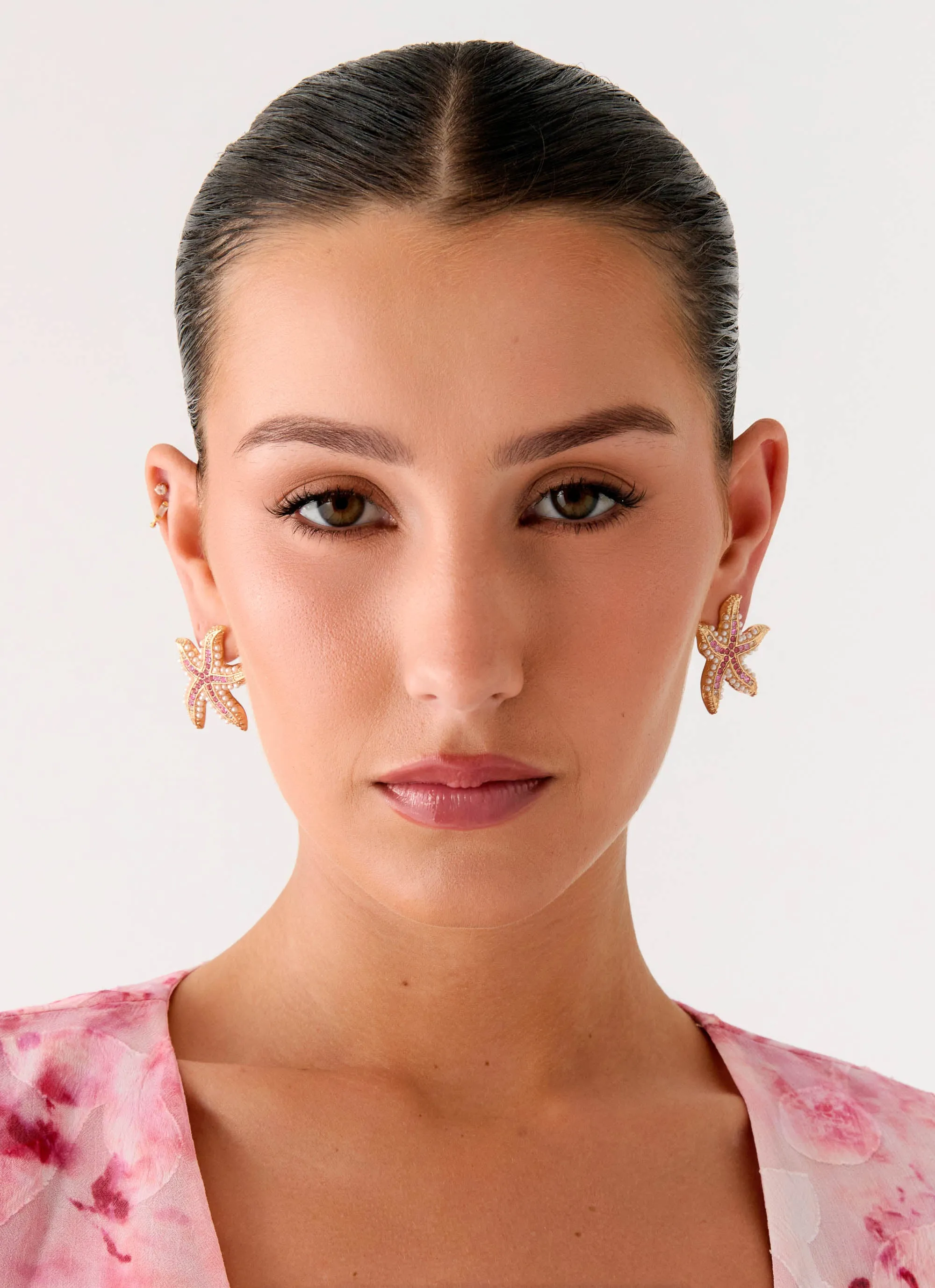 Tidebreaker Earrings - Pink sold by Peppermayo product image thumbnail 3