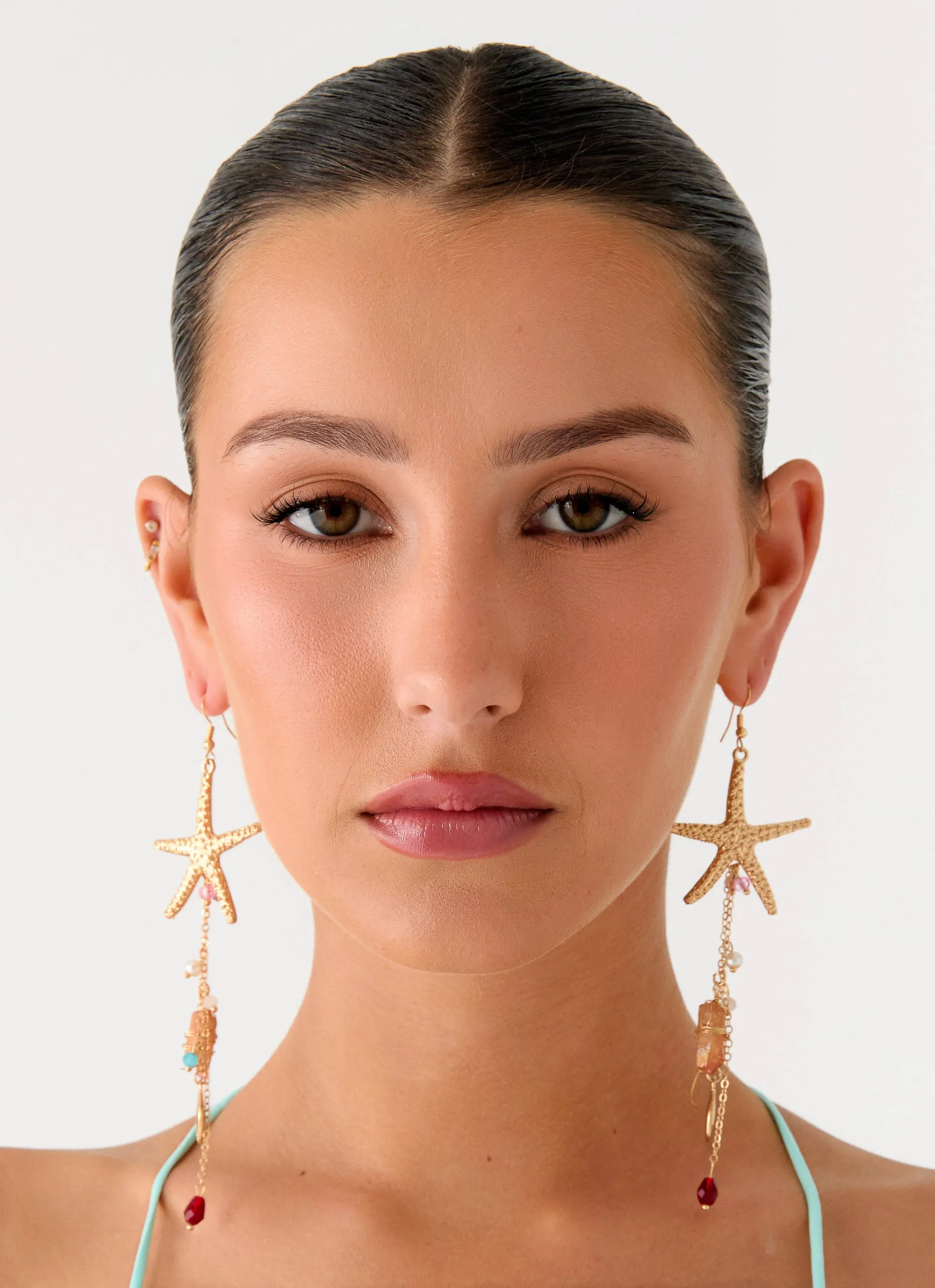 Laguna Love Earrings - Gold sold by Peppermayo product image thumbnail 3