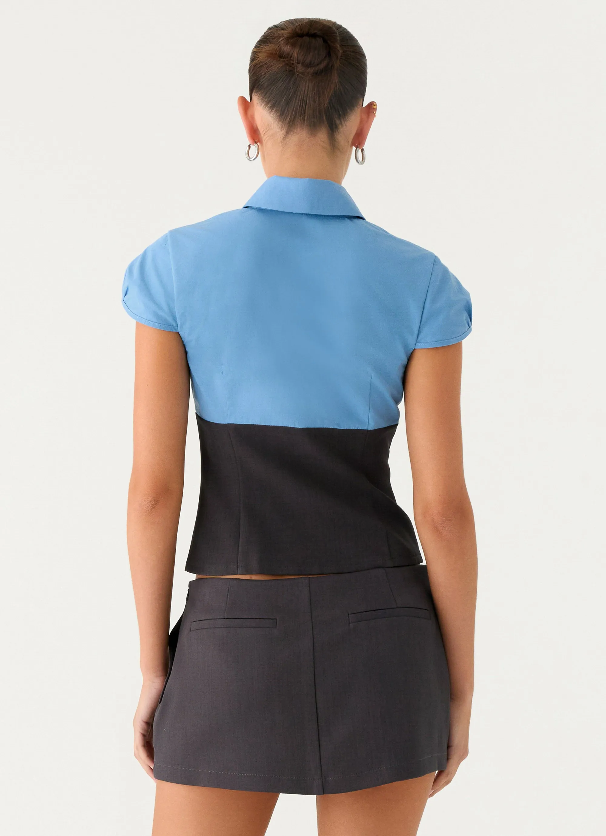 Mirna Micro Skort - Charcoal sold by Peppermayo product image thumbnail 4