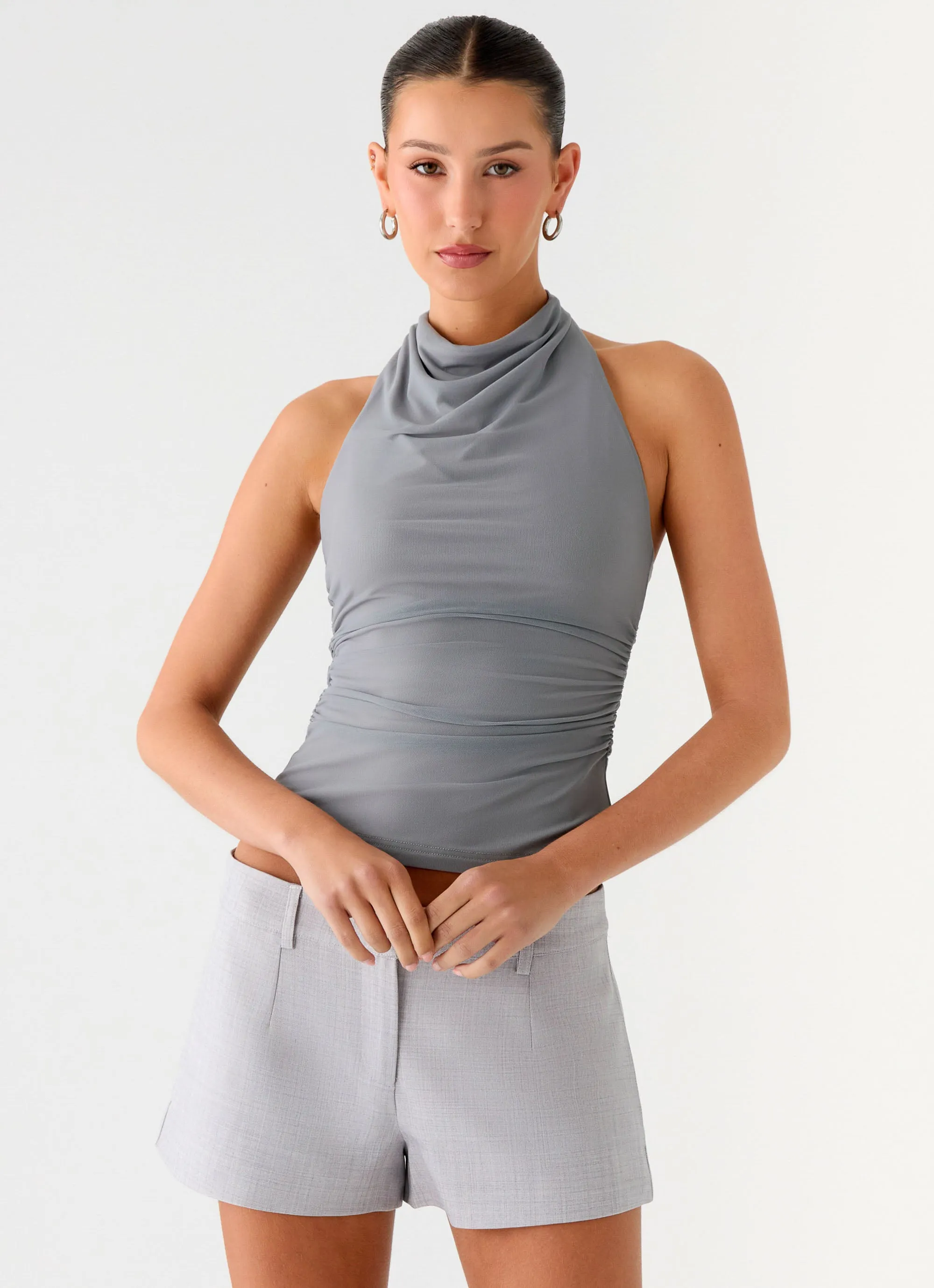 Rosana Halter Top - Grey sold by Peppermayo product image thumbnail 5
