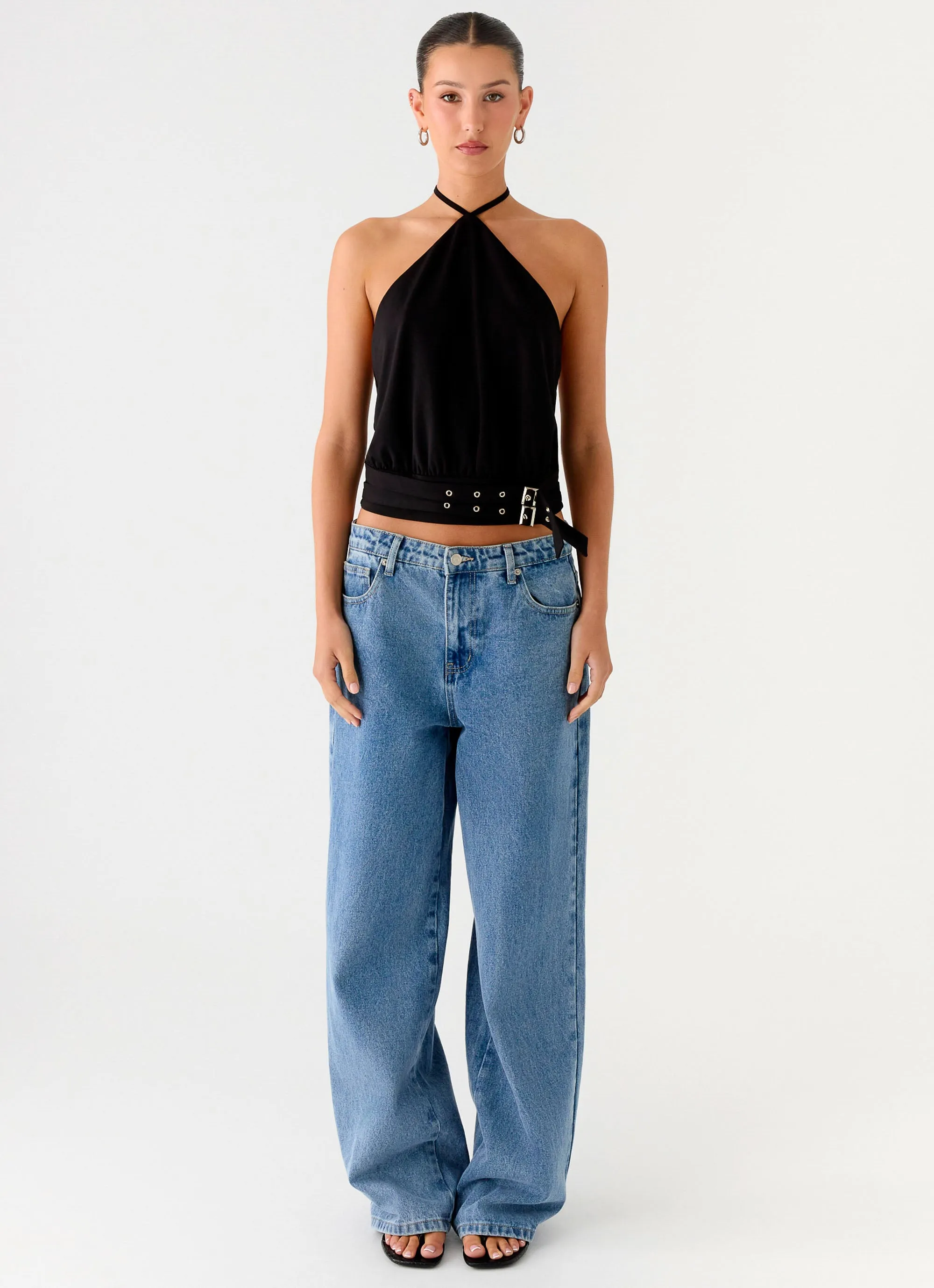 Mason Halter Neck Top - Black sold by Peppermayo product image thumbnail 2