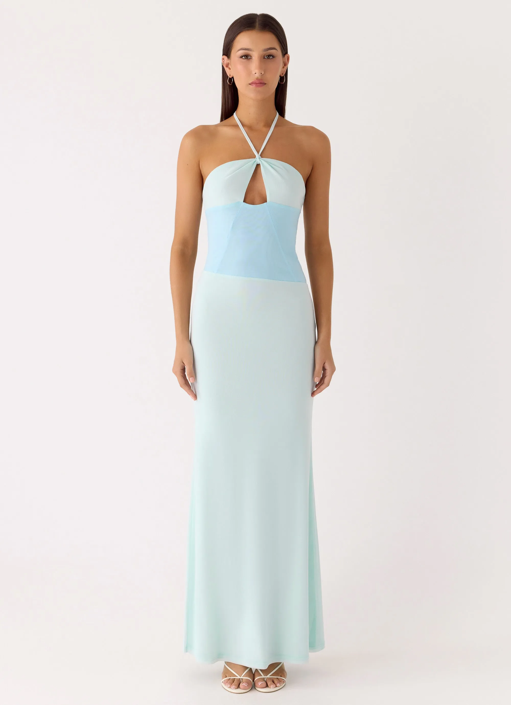 Romilly Mesh Maxi Dress - Teal sold by Peppermayo product image thumbnail 2