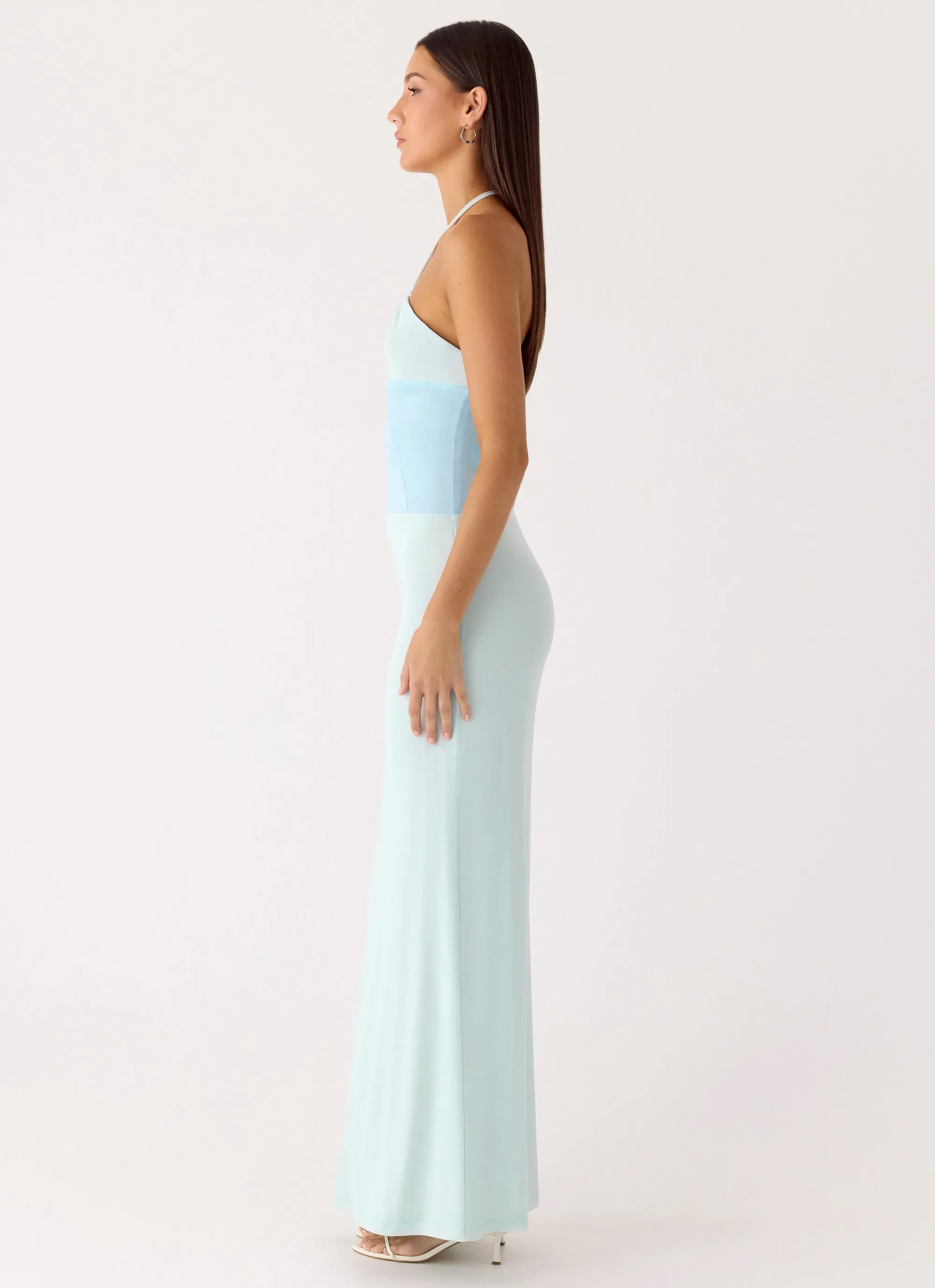Romilly Mesh Maxi Dress - Teal sold by Peppermayo product image thumbnail 3