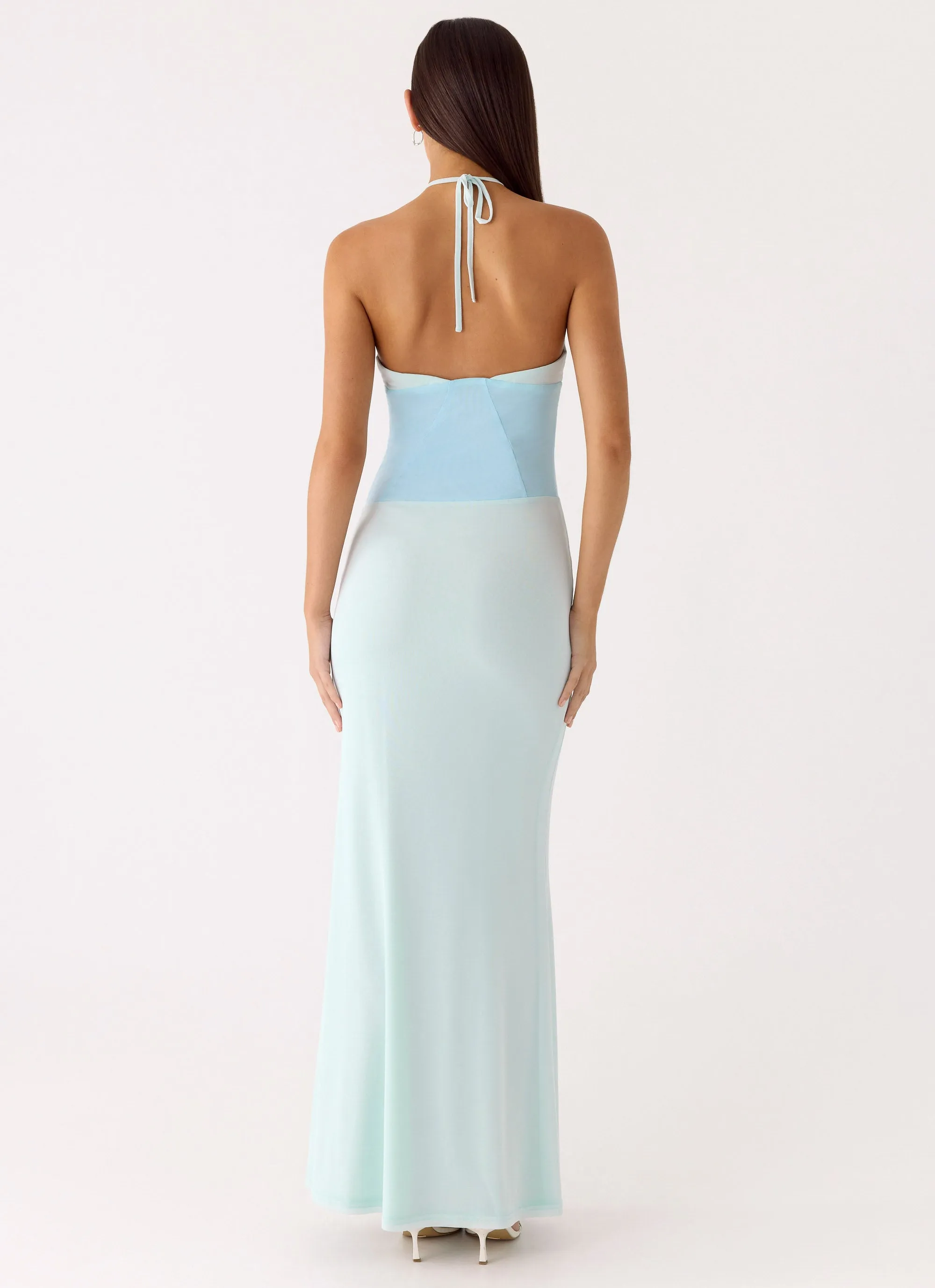 Romilly Mesh Maxi Dress - Teal sold by Peppermayo product image thumbnail 4