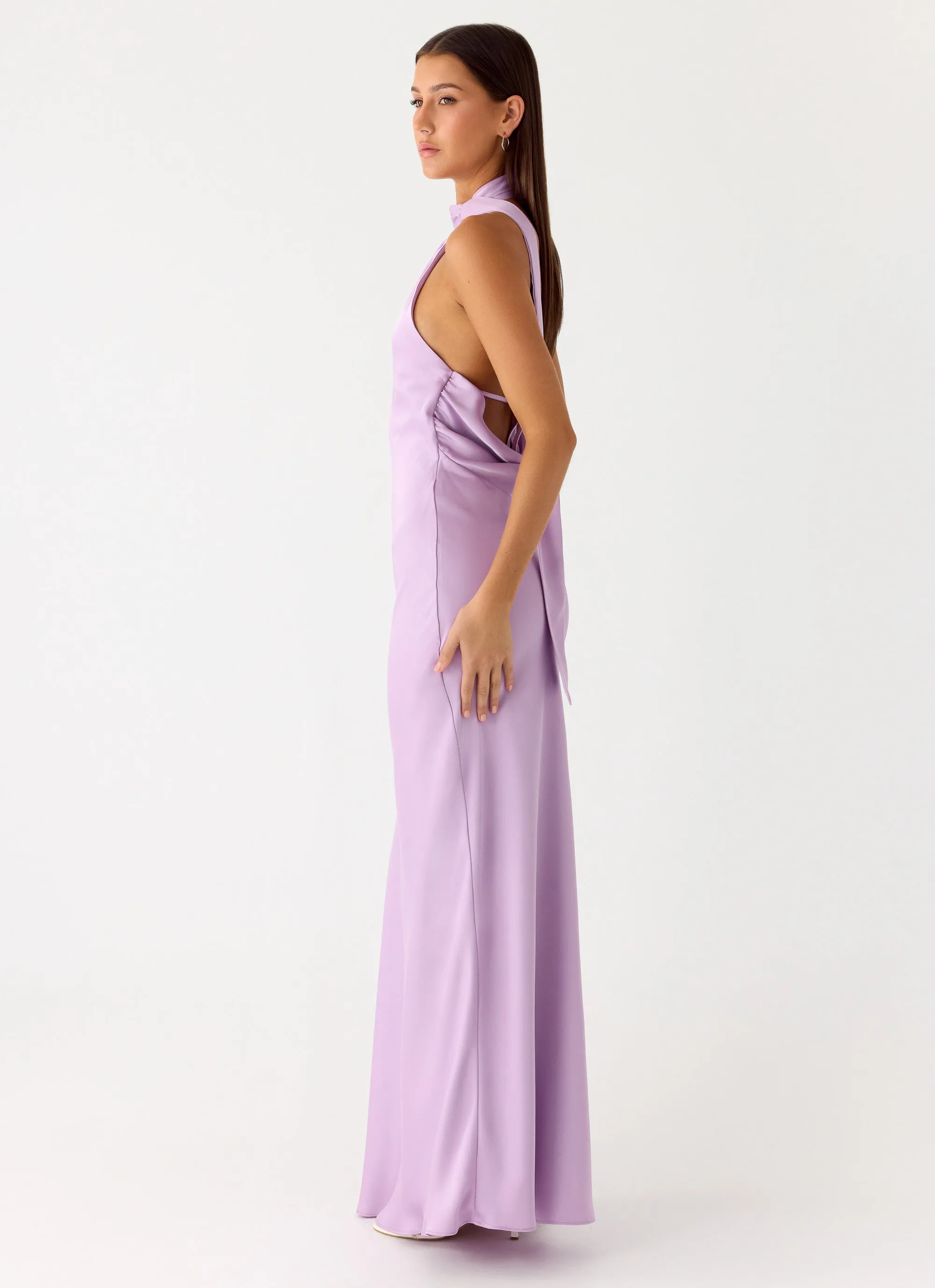 Keena Scarf Maxi Dress - Lavender sold by Peppermayo product image thumbnail 3