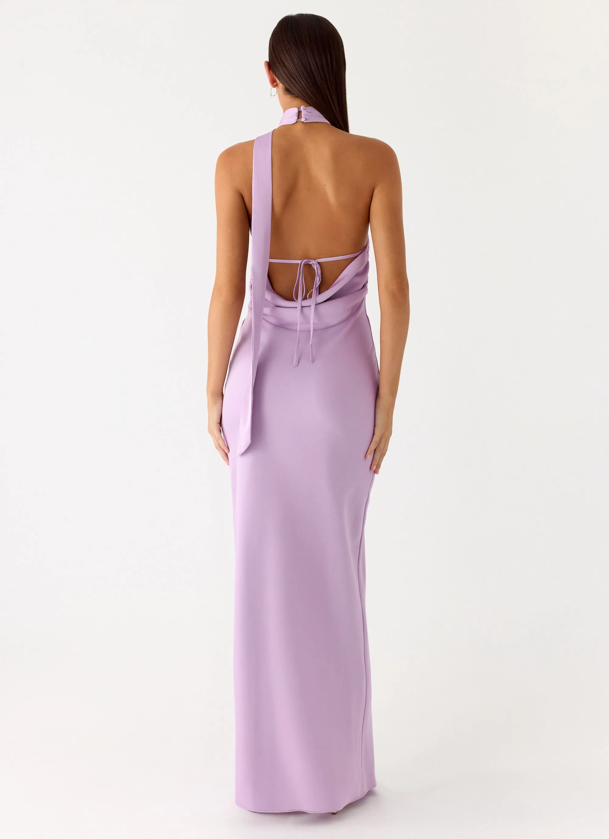Keena Scarf Maxi Dress - Lavender sold by Peppermayo product image thumbnail 4