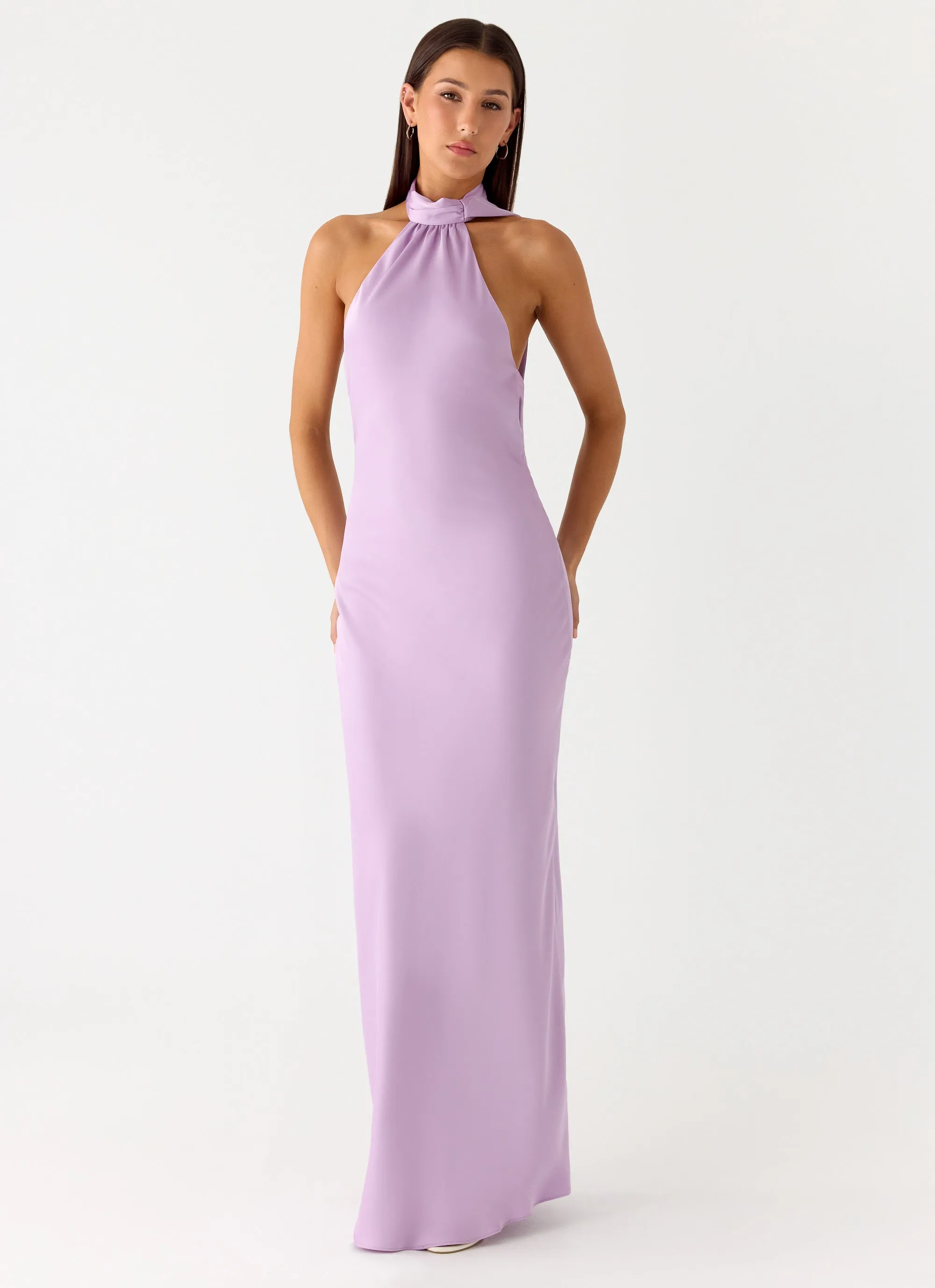 Keena Scarf Maxi Dress - Lavender sold by Peppermayo product image thumbnail 5