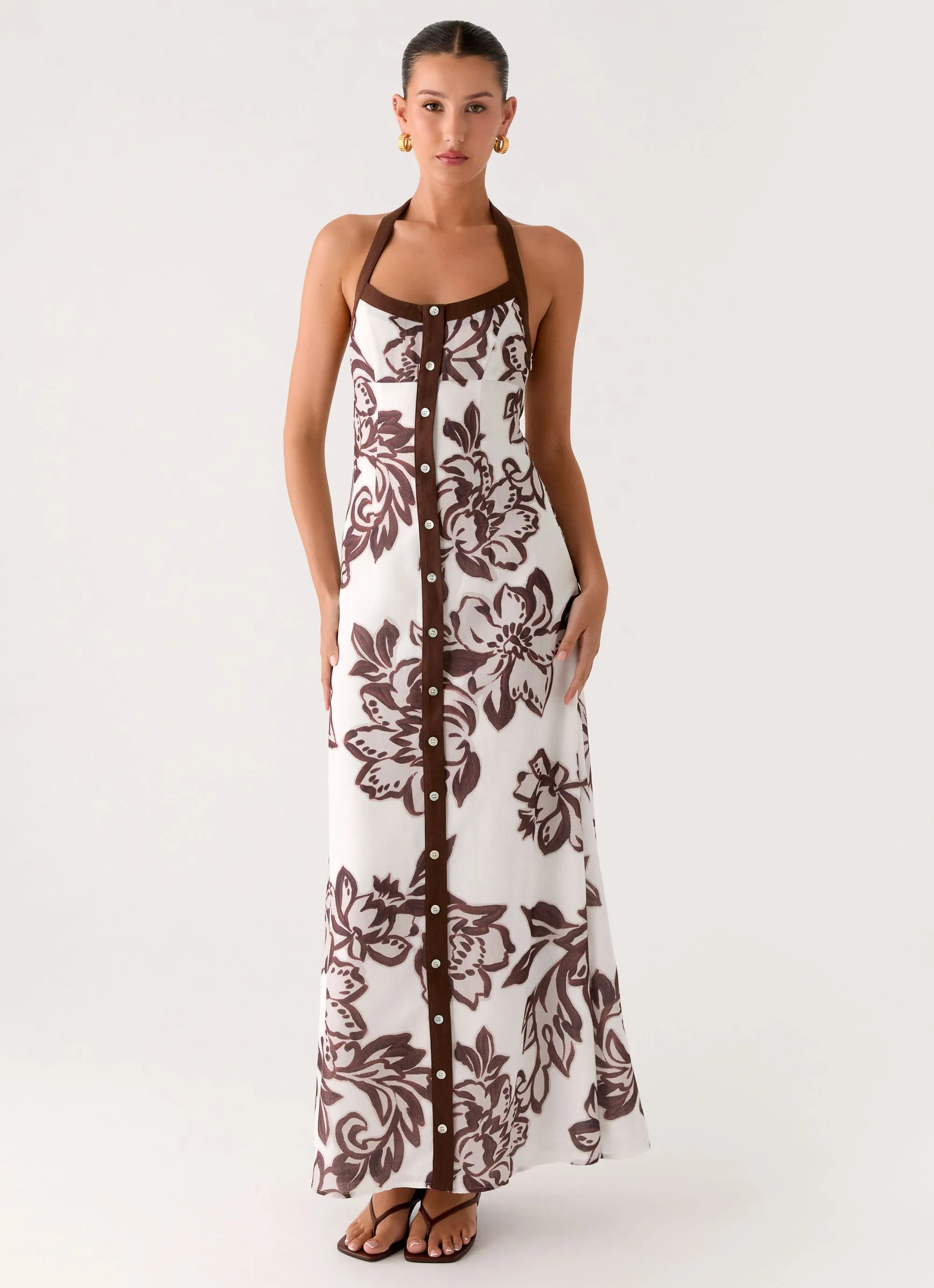 Jovanni Maxi Dress - Vanilla Meadow sold by Peppermayo product image thumbnail 5