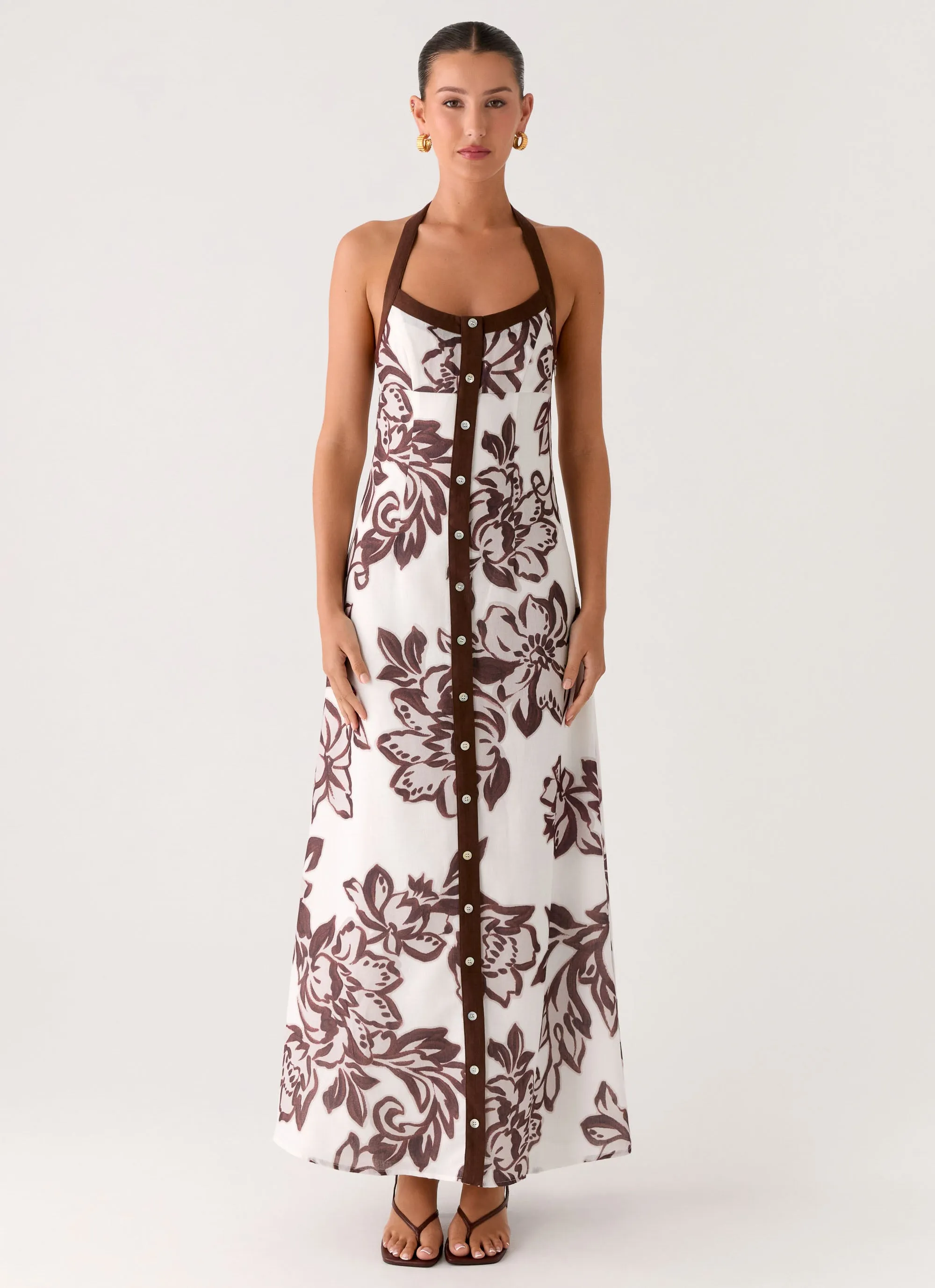 Jovanni Maxi Dress - Vanilla Meadow sold by Peppermayo product image thumbnail 2