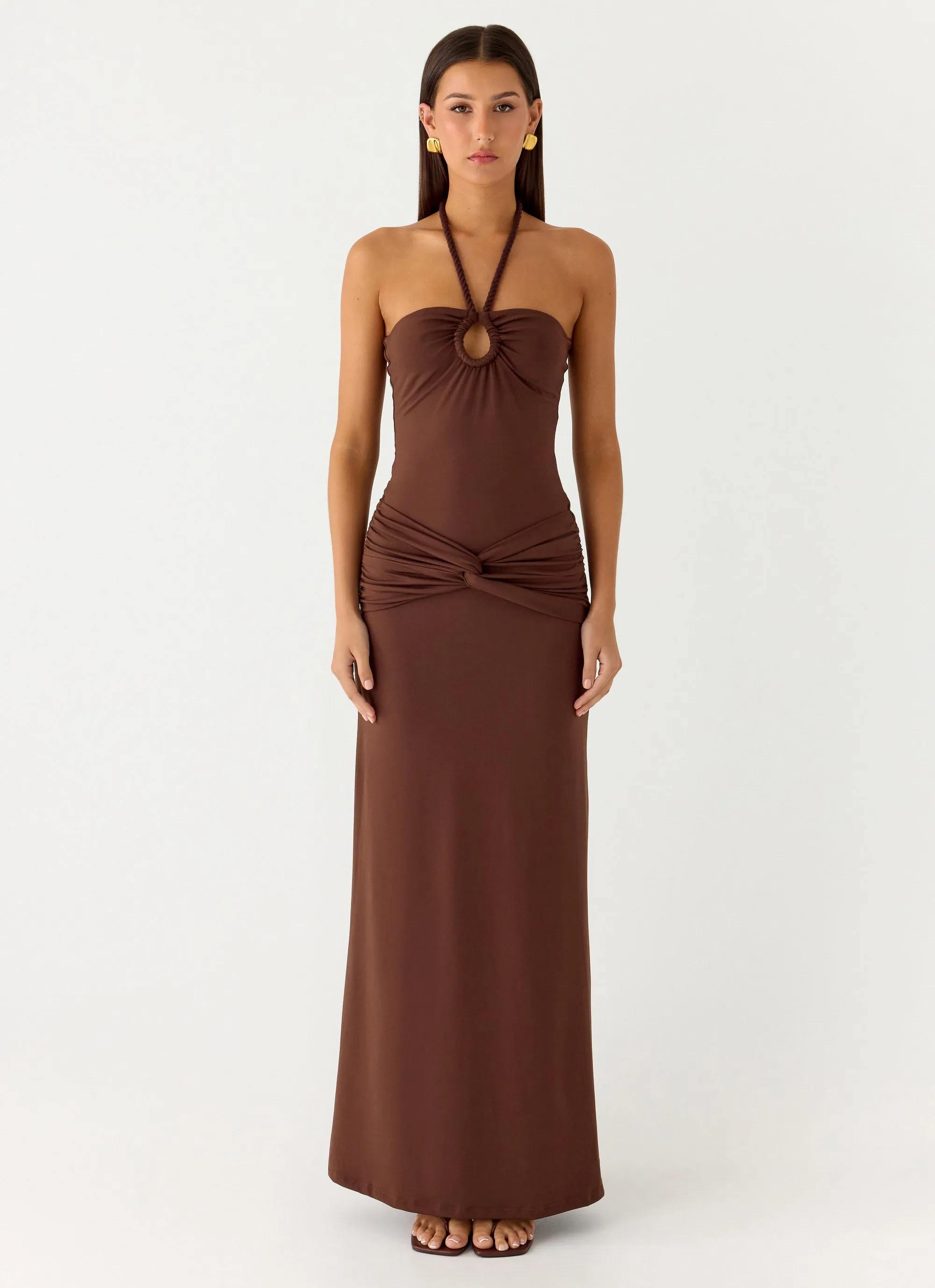 Sacred Maxi Dress - Chocolate sold by Peppermayo product image thumbnail 2