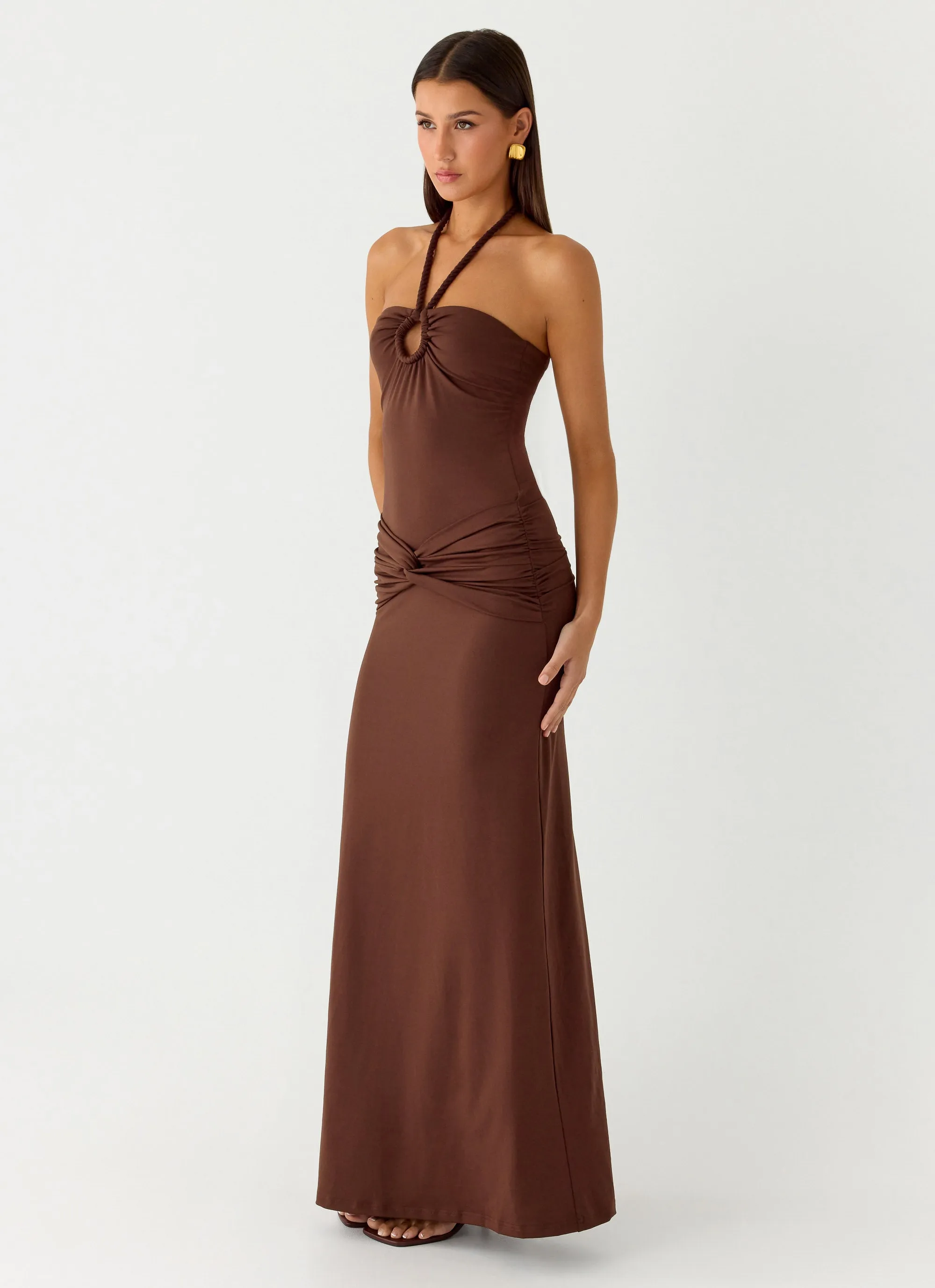 Sacred Maxi Dress - Chocolate sold by Peppermayo product image thumbnail 3