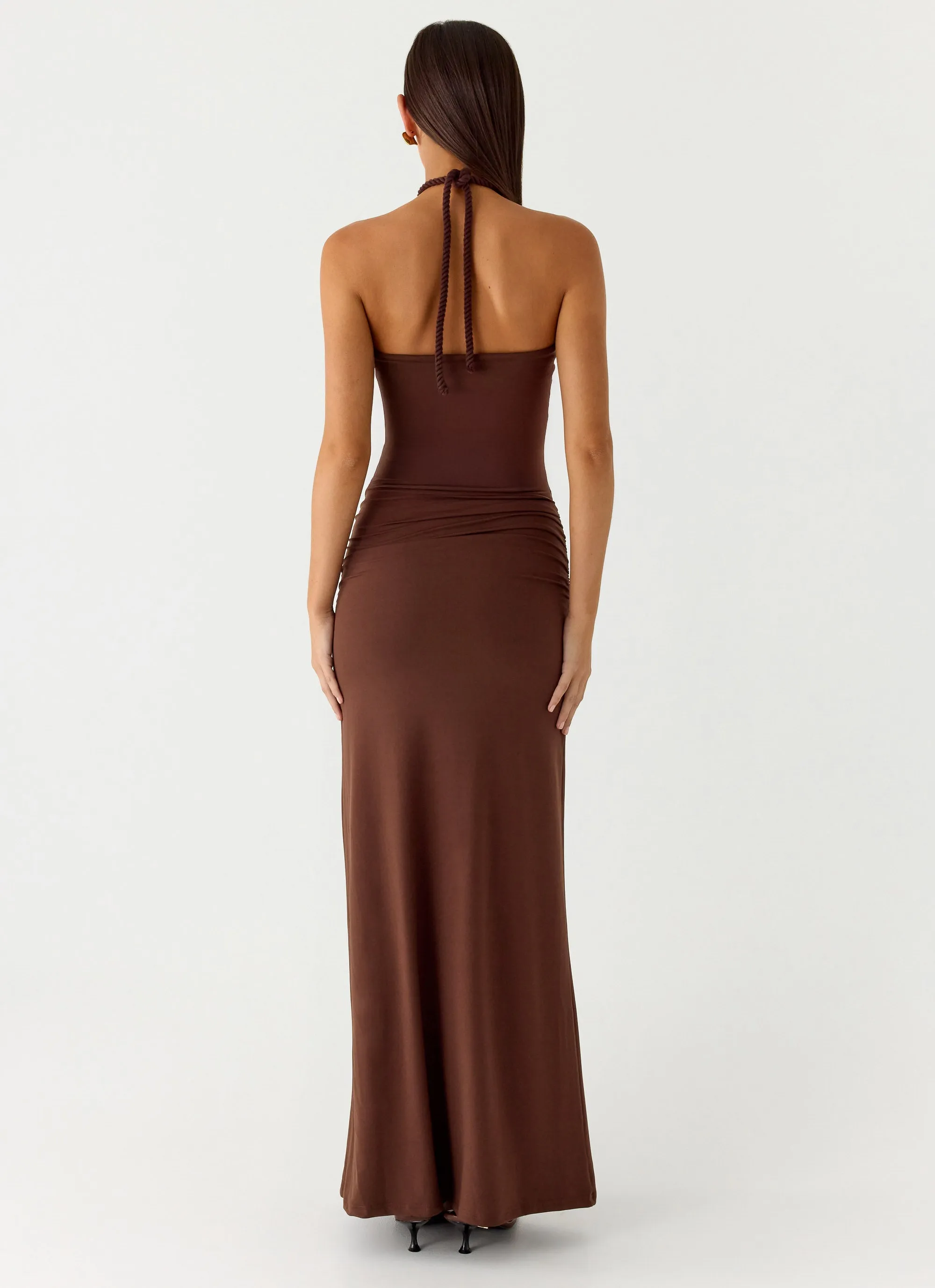 Sacred Maxi Dress - Chocolate sold by Peppermayo product image thumbnail 4