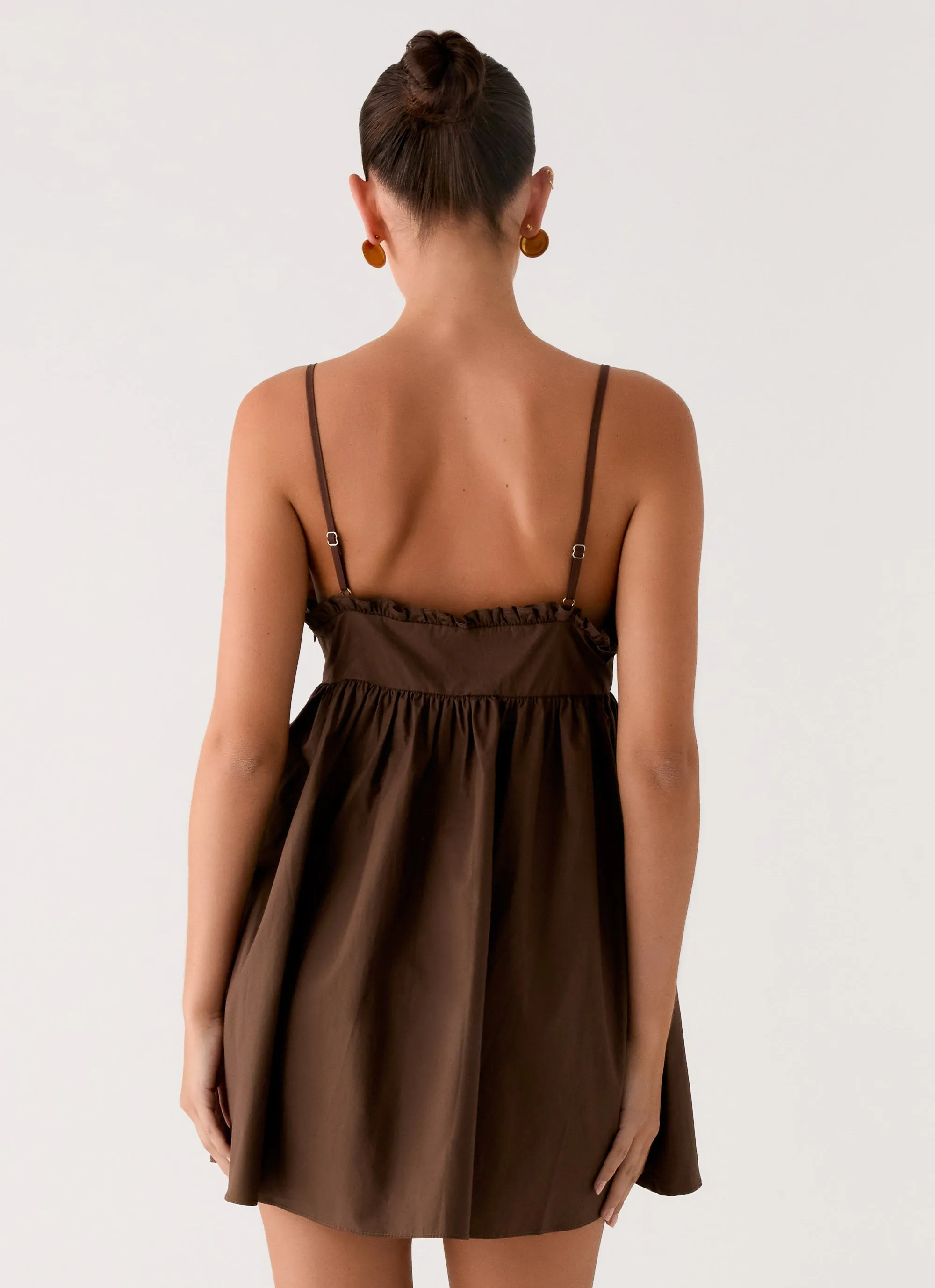 Jonas Mini Dress - Brown sold by Peppermayo product image thumbnail 4