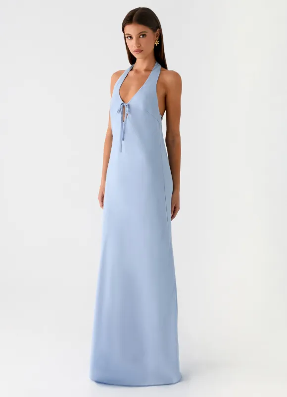 Coralie Maxi Dress - Blue sold by Peppermayo