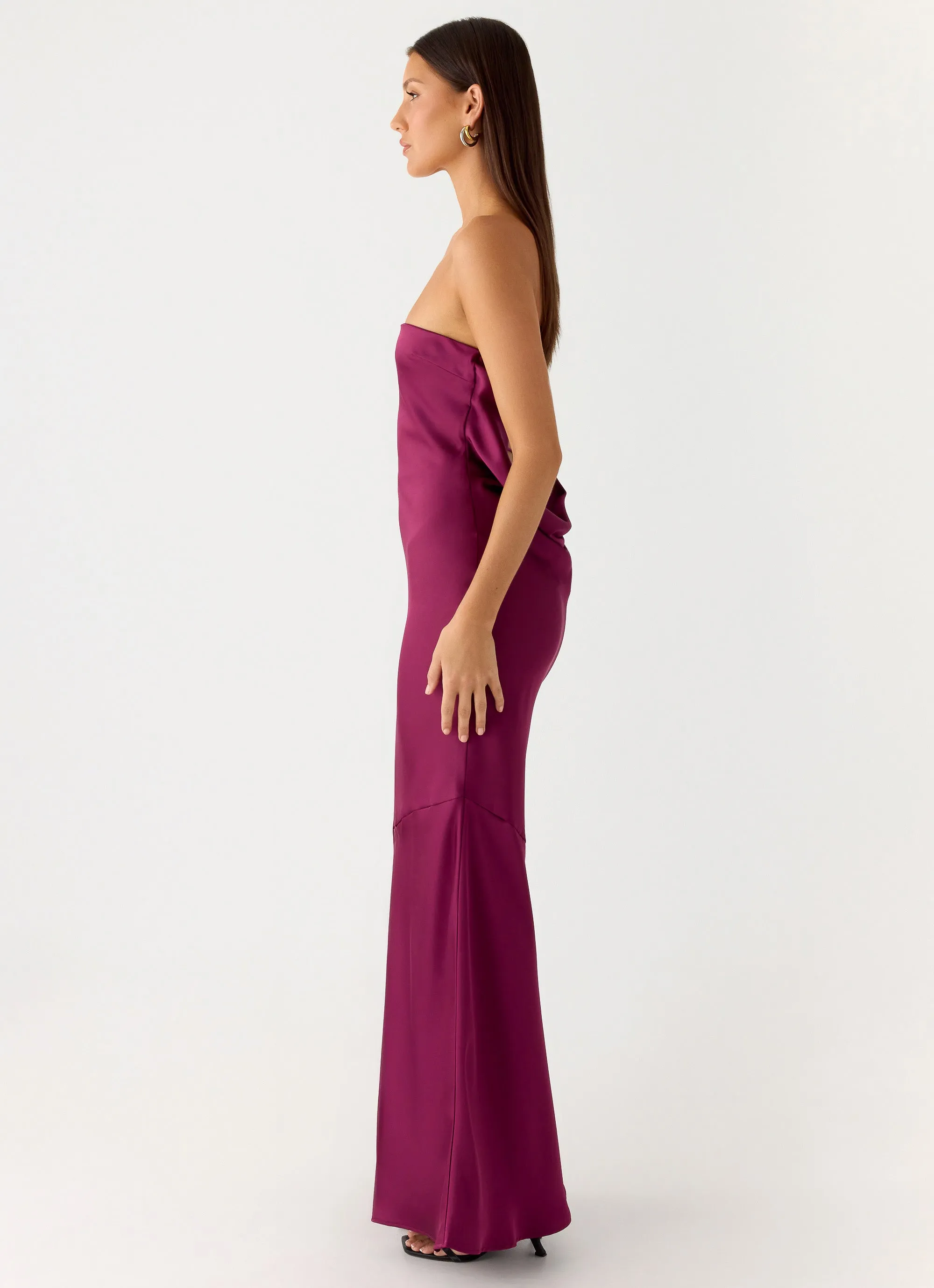 Endless Nights Maxi Dress - Plum sold by Peppermayo product image thumbnail 4