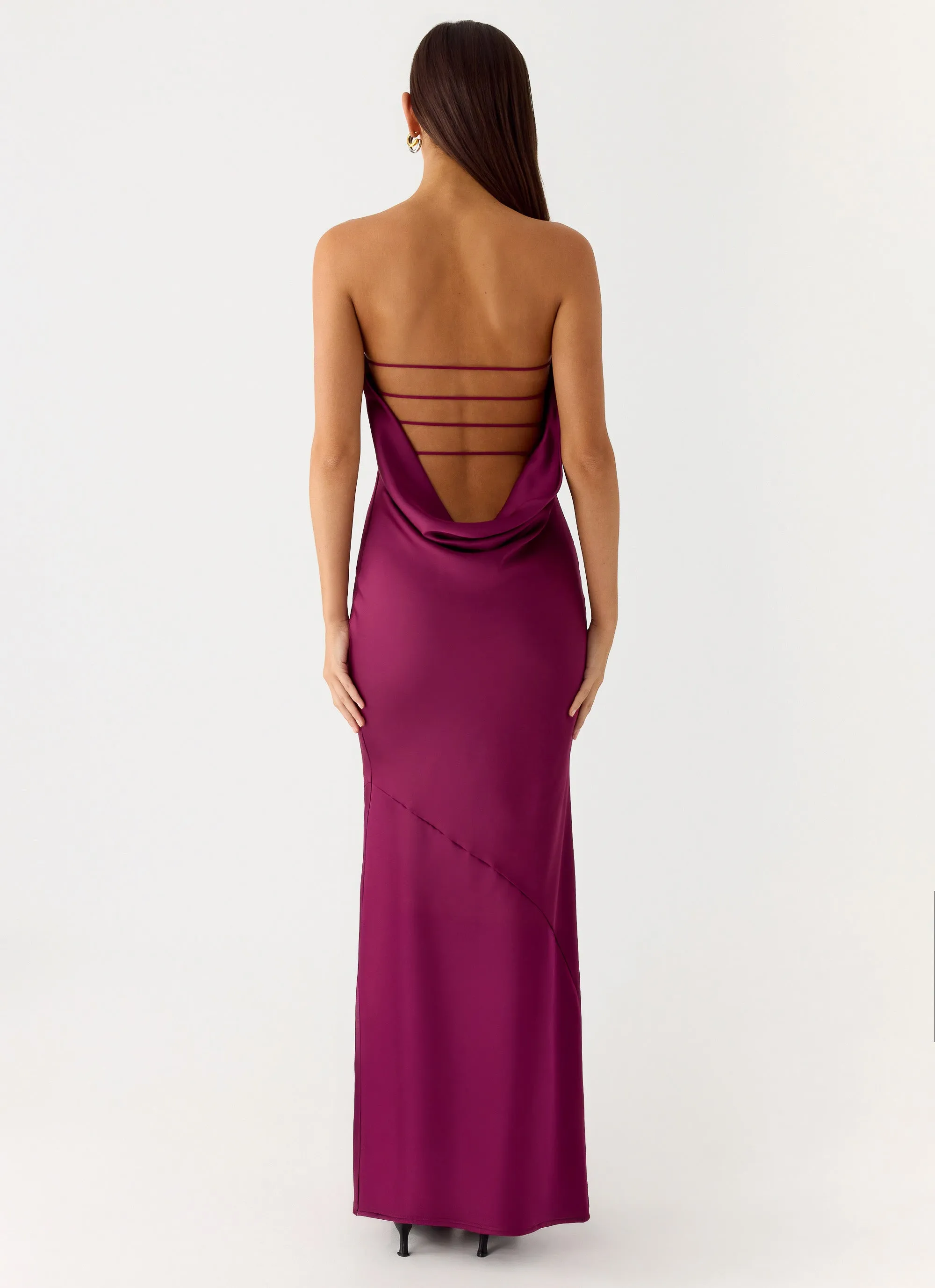 Endless Nights Maxi Dress - Plum sold by Peppermayo product image thumbnail 5