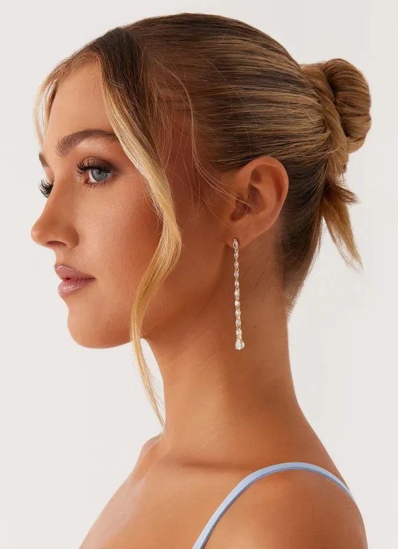 Brightest Star Earrings - Gold sold by Peppermayo