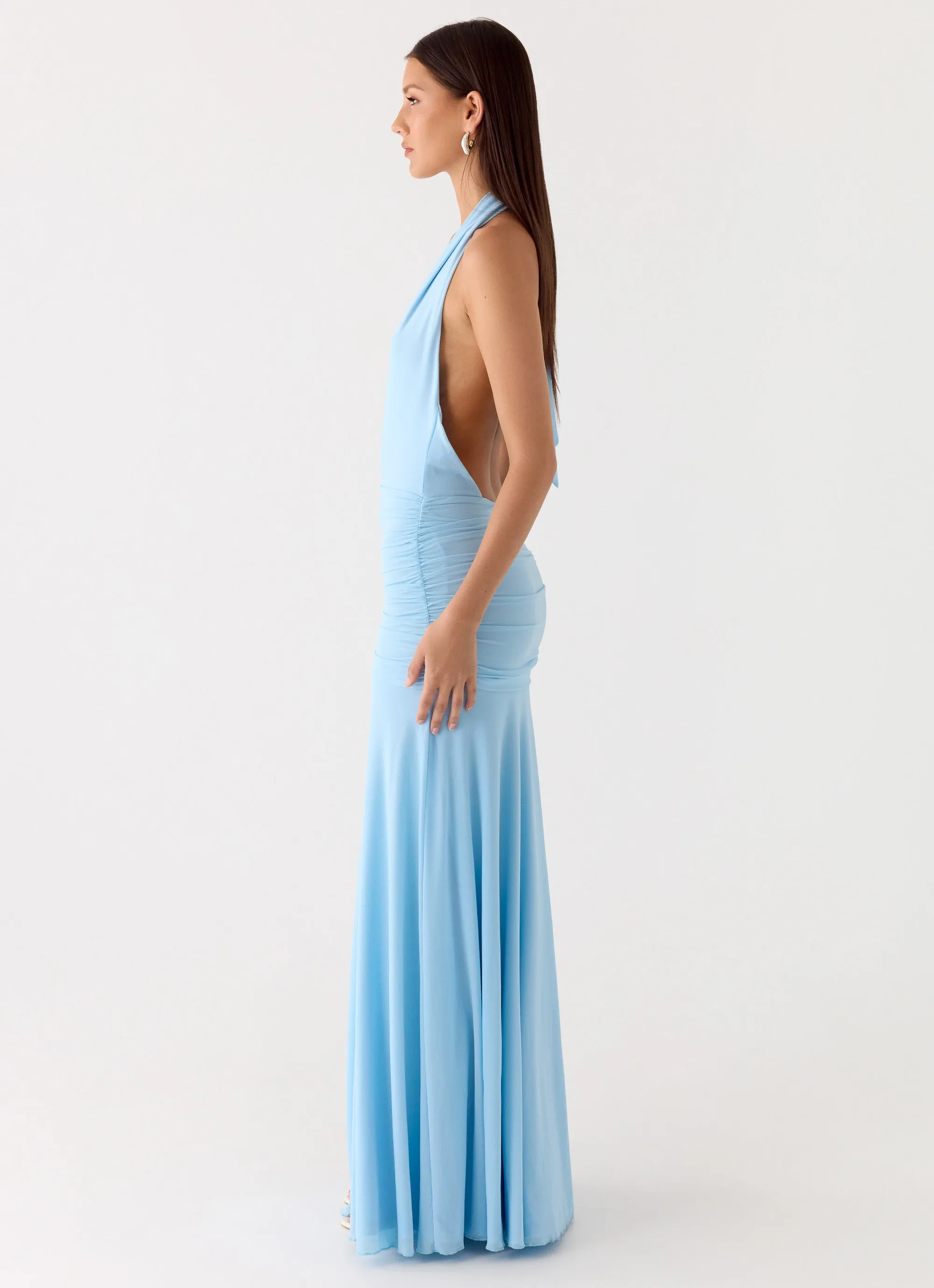 Sorrento Sunsets Maxi Dress - Ice Blue sold by Peppermayo product image thumbnail 3