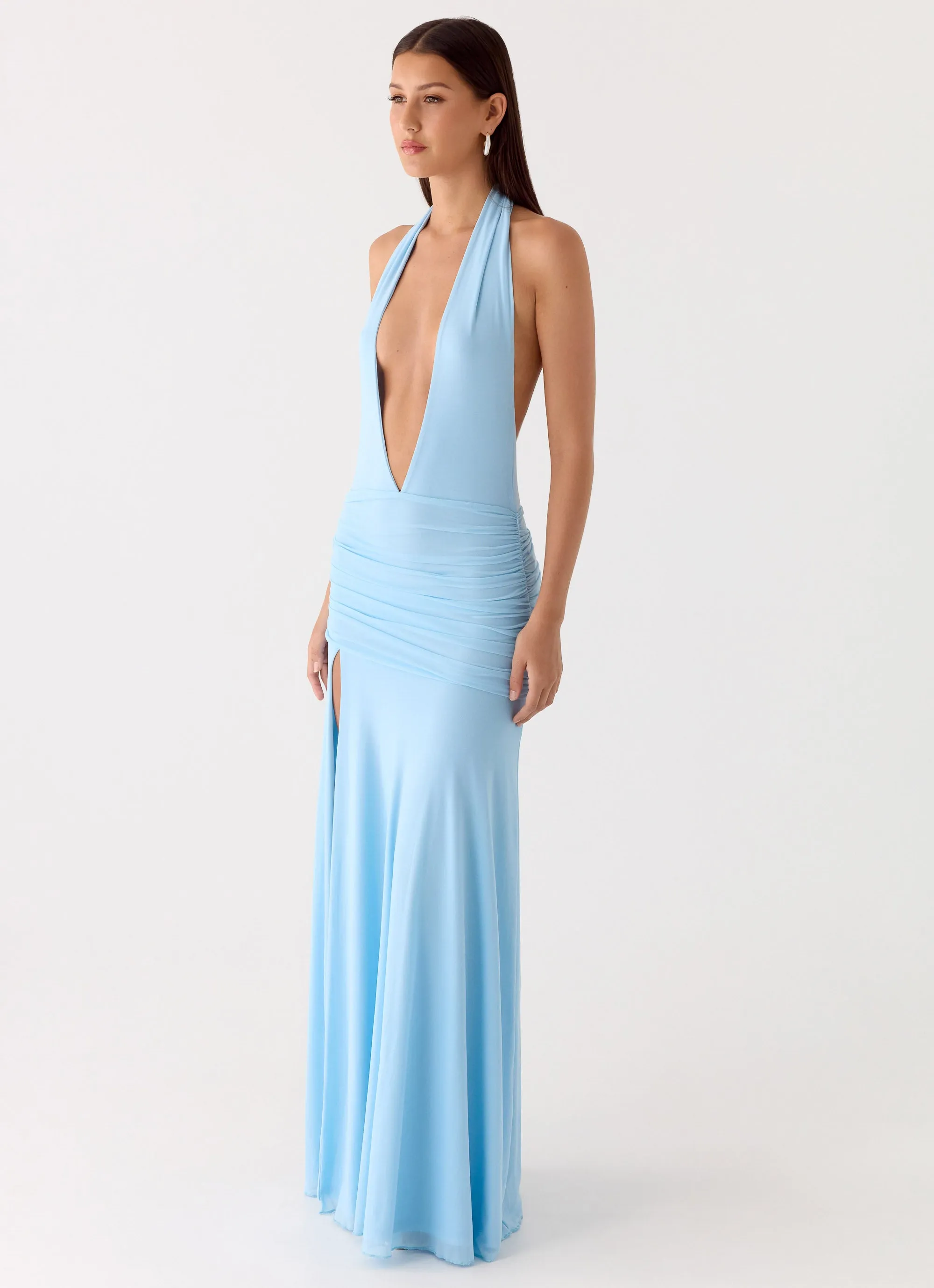 Sorrento Sunsets Maxi Dress - Ice Blue sold by Peppermayo product image thumbnail 5