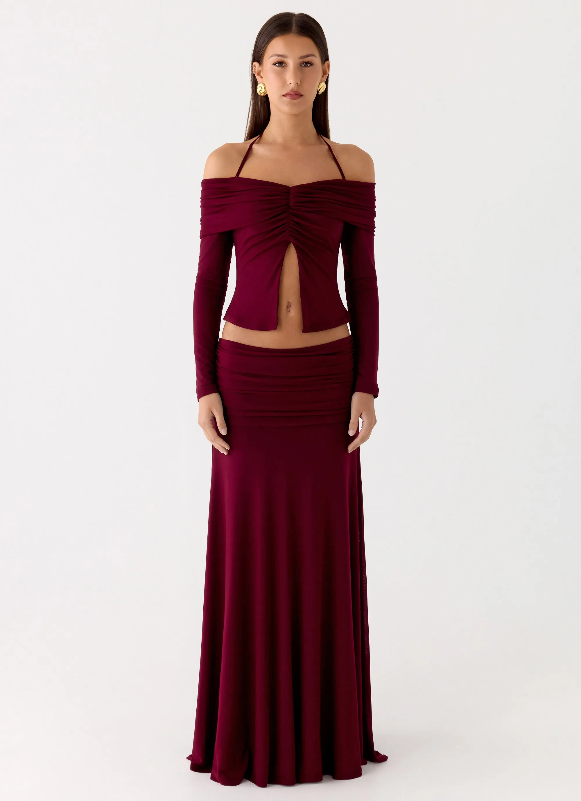 Thorness Long Sleeve Top - Plum sold by Peppermayo product image thumbnail 2