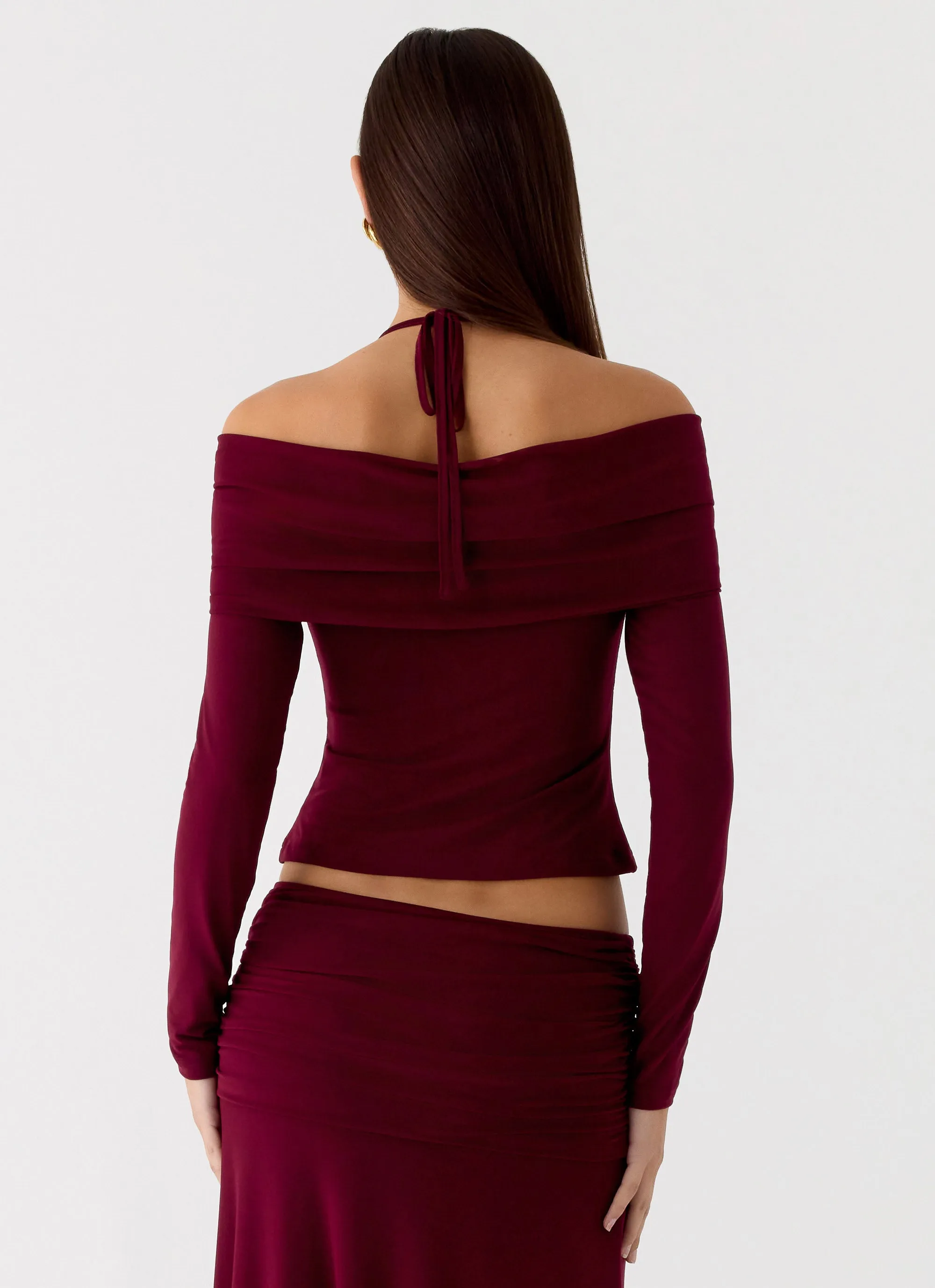 Thorness Long Sleeve Top - Plum sold by Peppermayo product image thumbnail 4