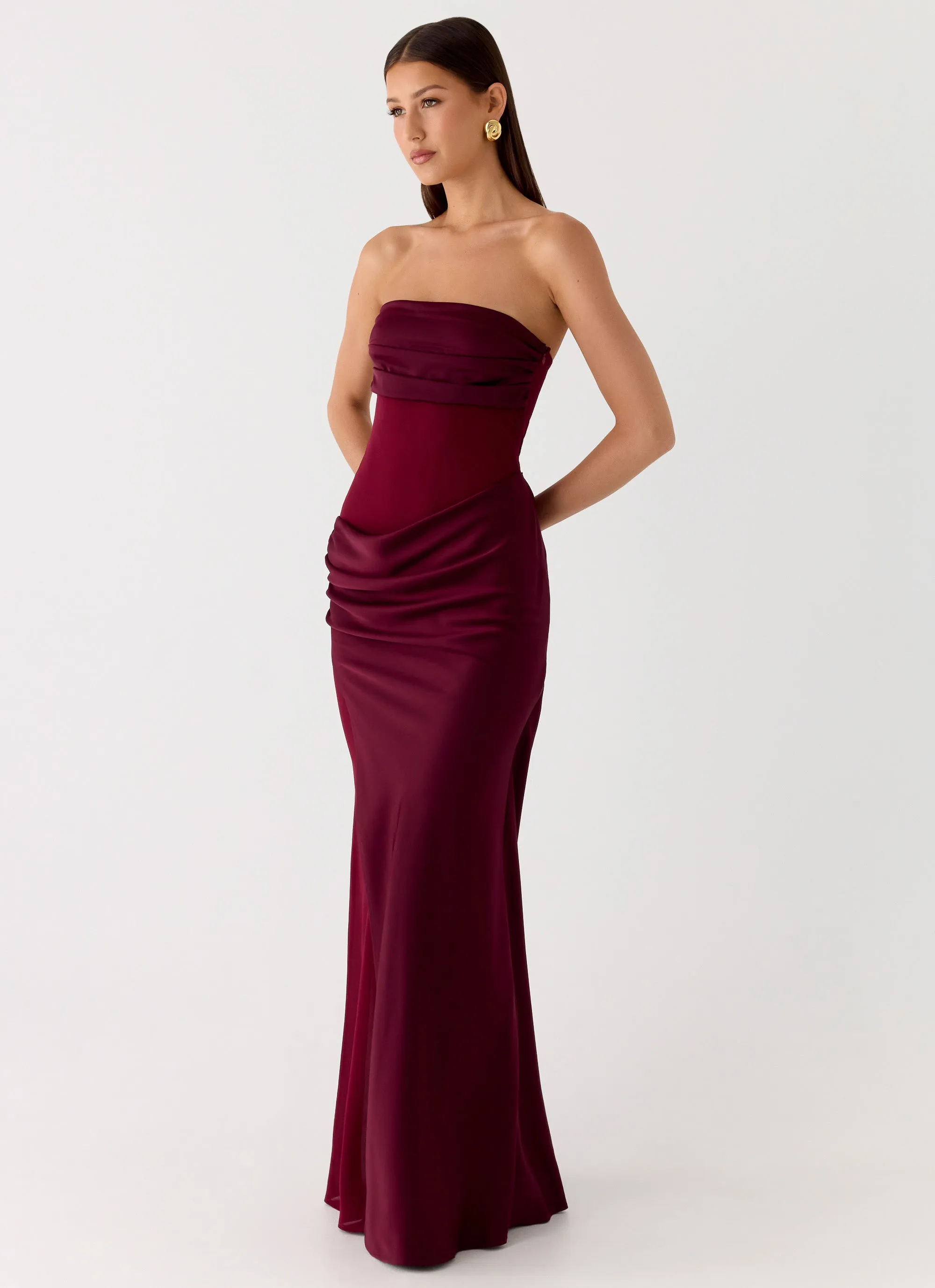 Champagne Skies Maxi Dress - Plum sold by Peppermayo product image thumbnail 5