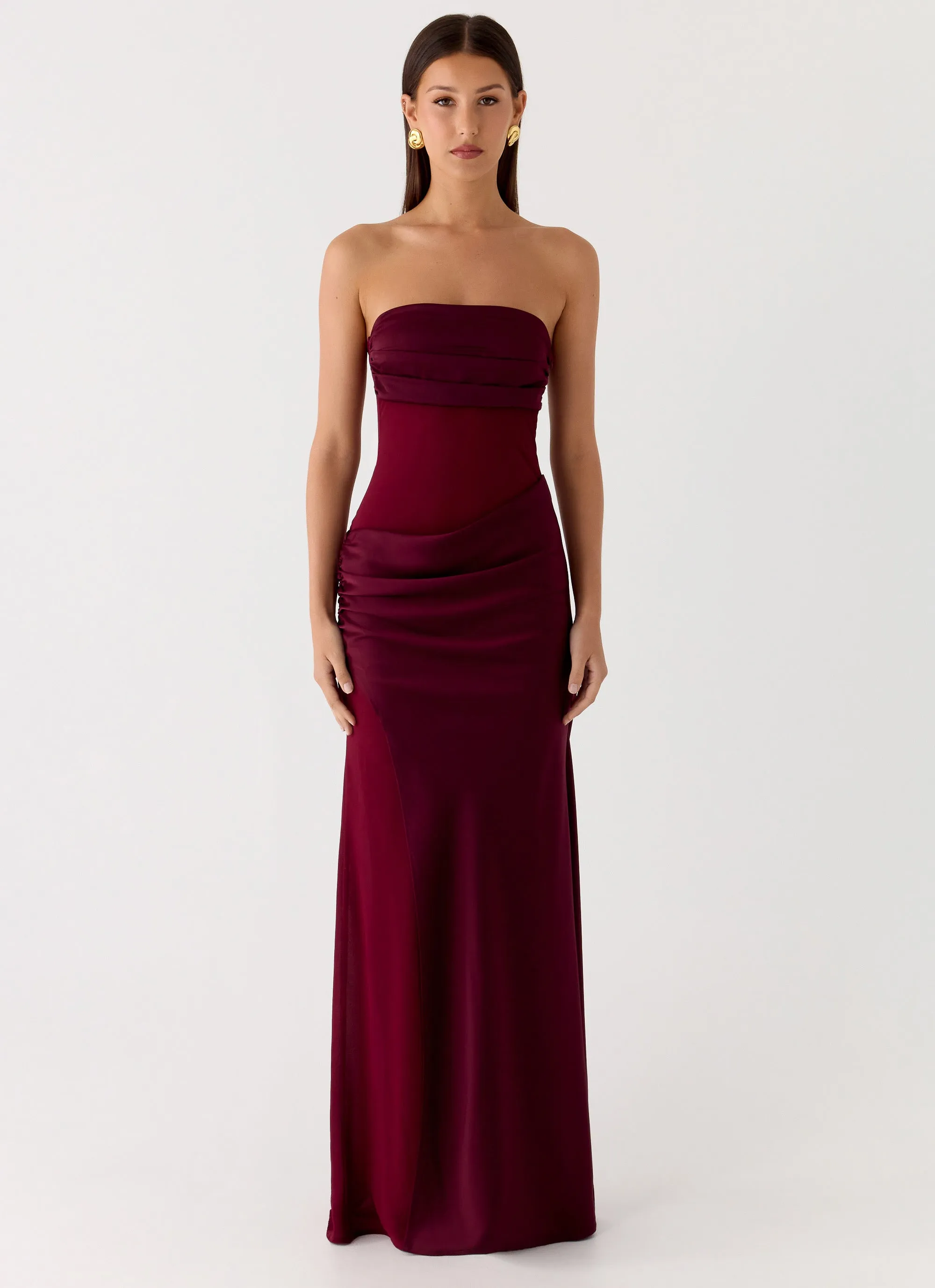 Champagne Skies Maxi Dress - Plum sold by Peppermayo product image thumbnail 2