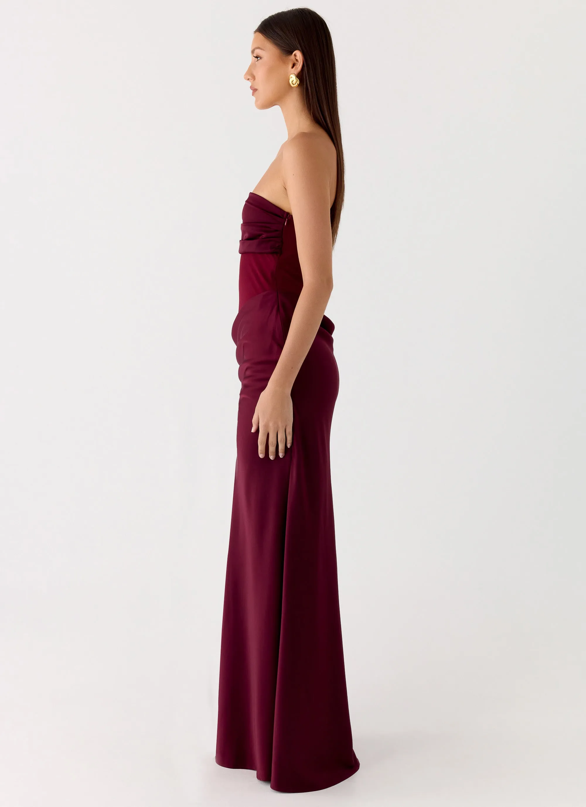 Champagne Skies Maxi Dress - Plum sold by Peppermayo product image thumbnail 3