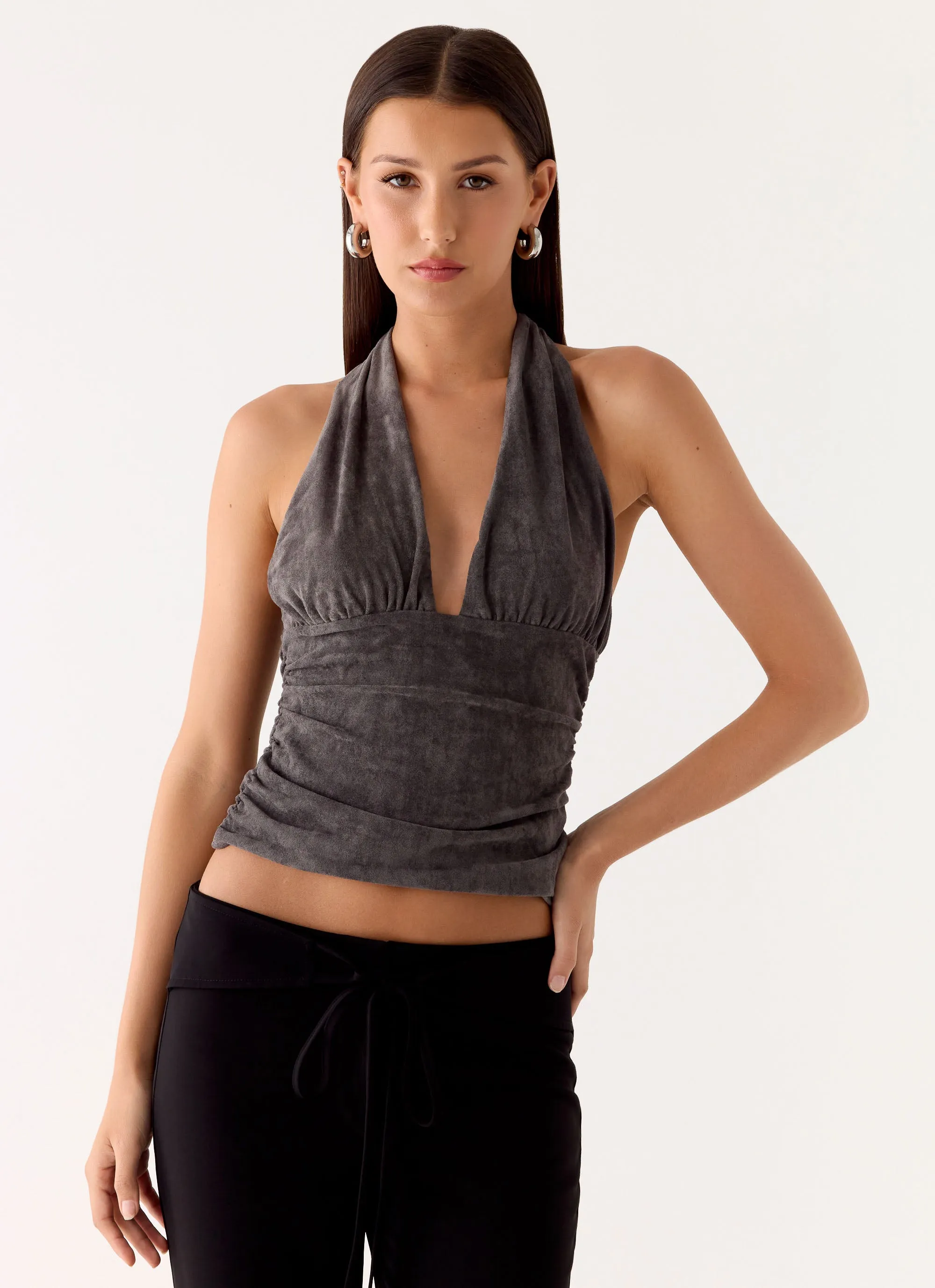Aylssa Halter Top - Ash sold by Peppermayo product image thumbnail 5