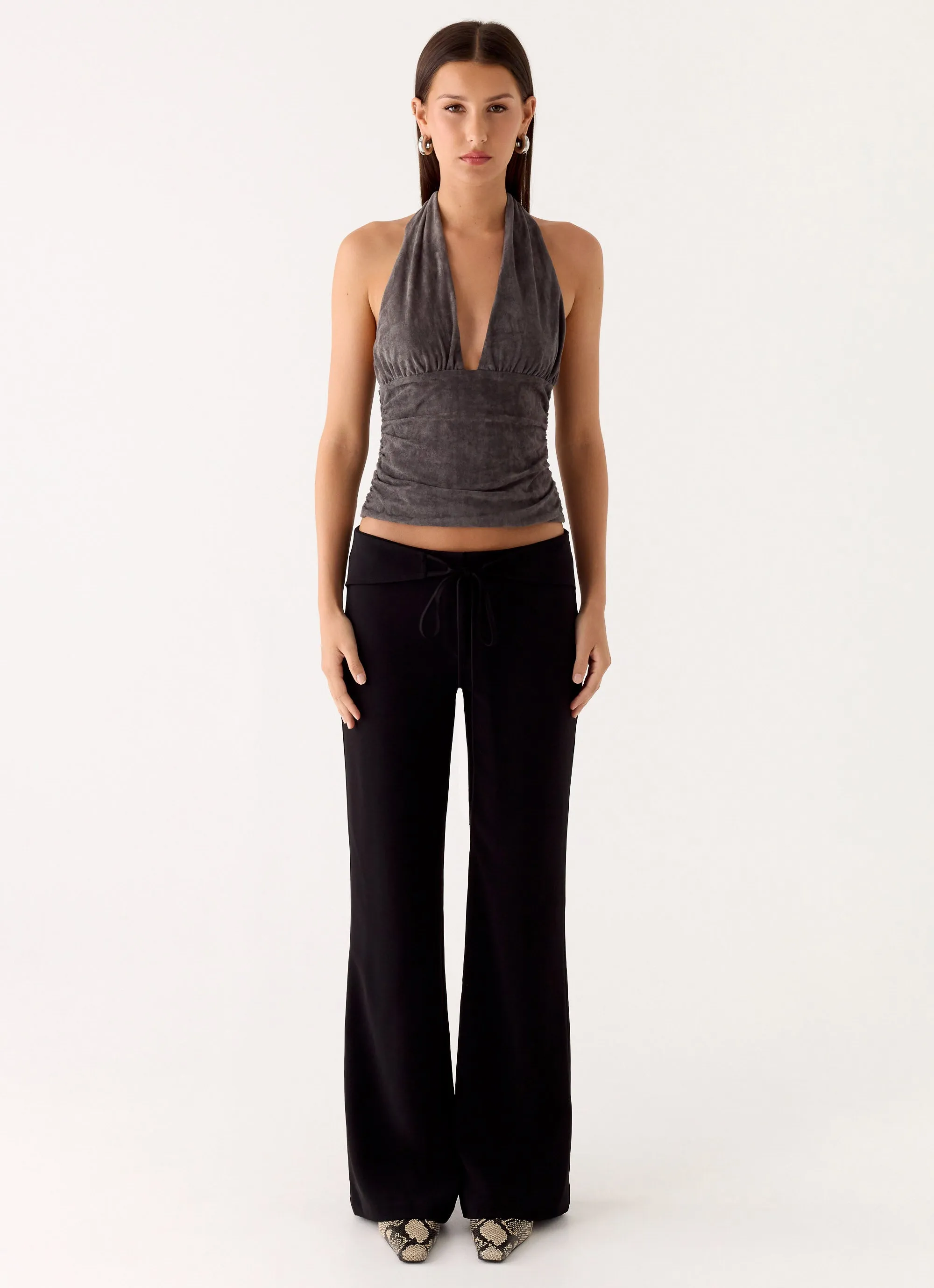 Aylssa Halter Top - Ash sold by Peppermayo product image thumbnail 2